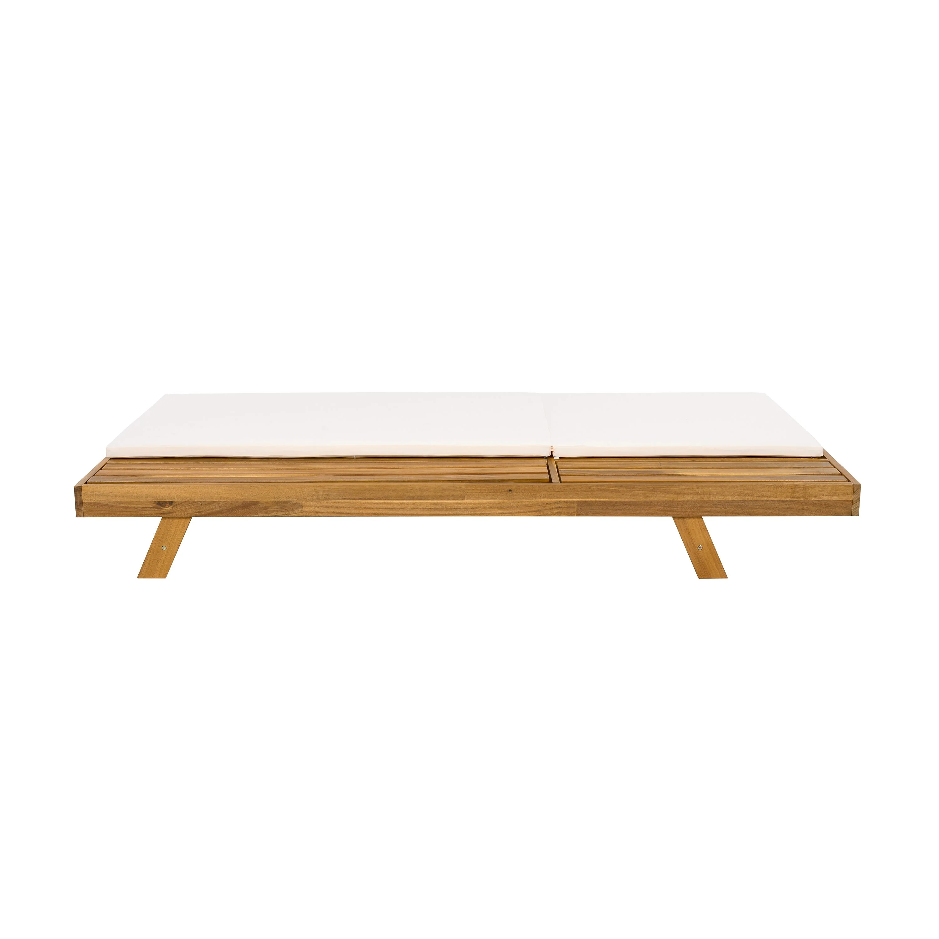 Lounge Chaise Set, Acacia Wood with Water-Resistant Cushions - Image 14