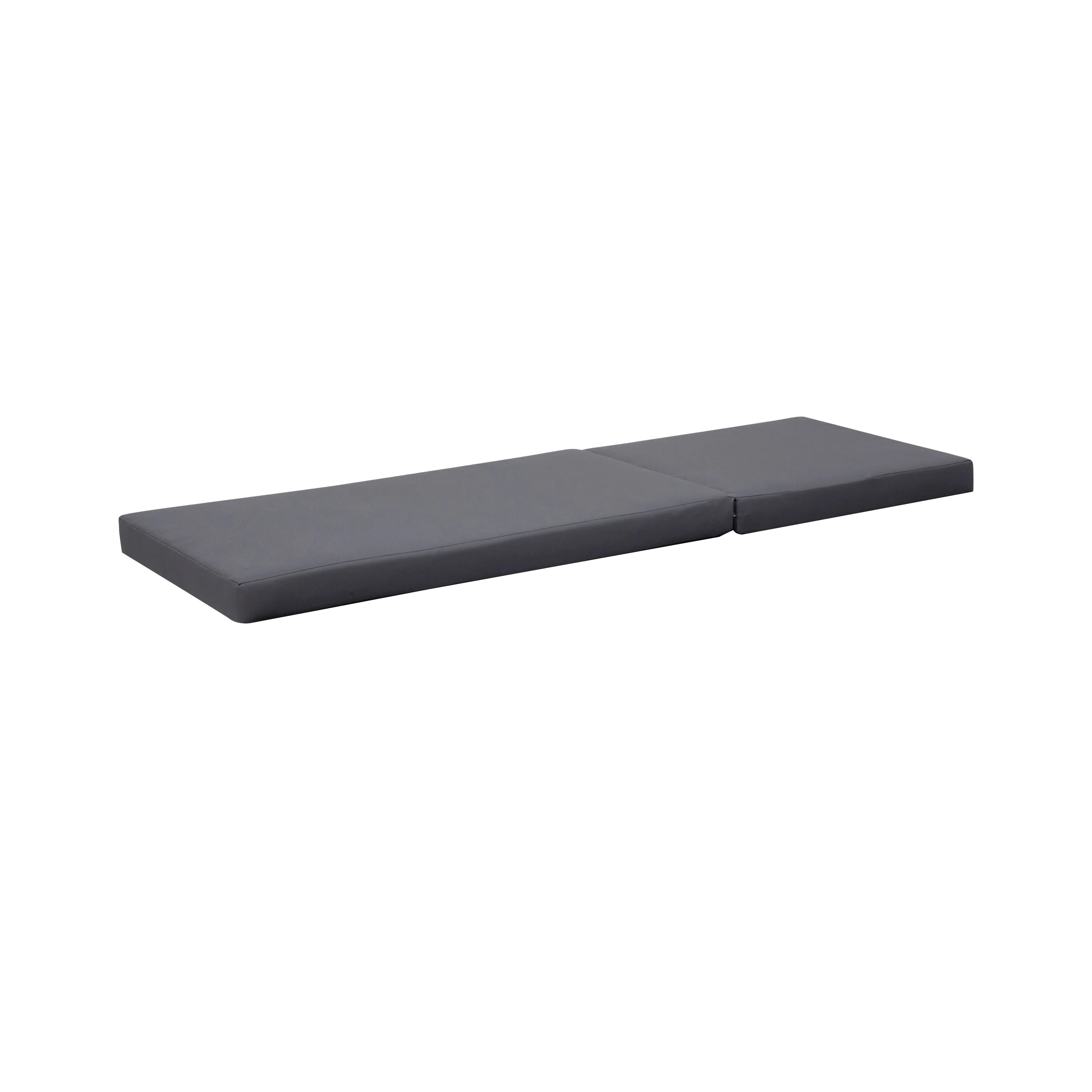Lounge Chaise Set in Black Acacia Wood with Water-Resistant Cushions - Image 14