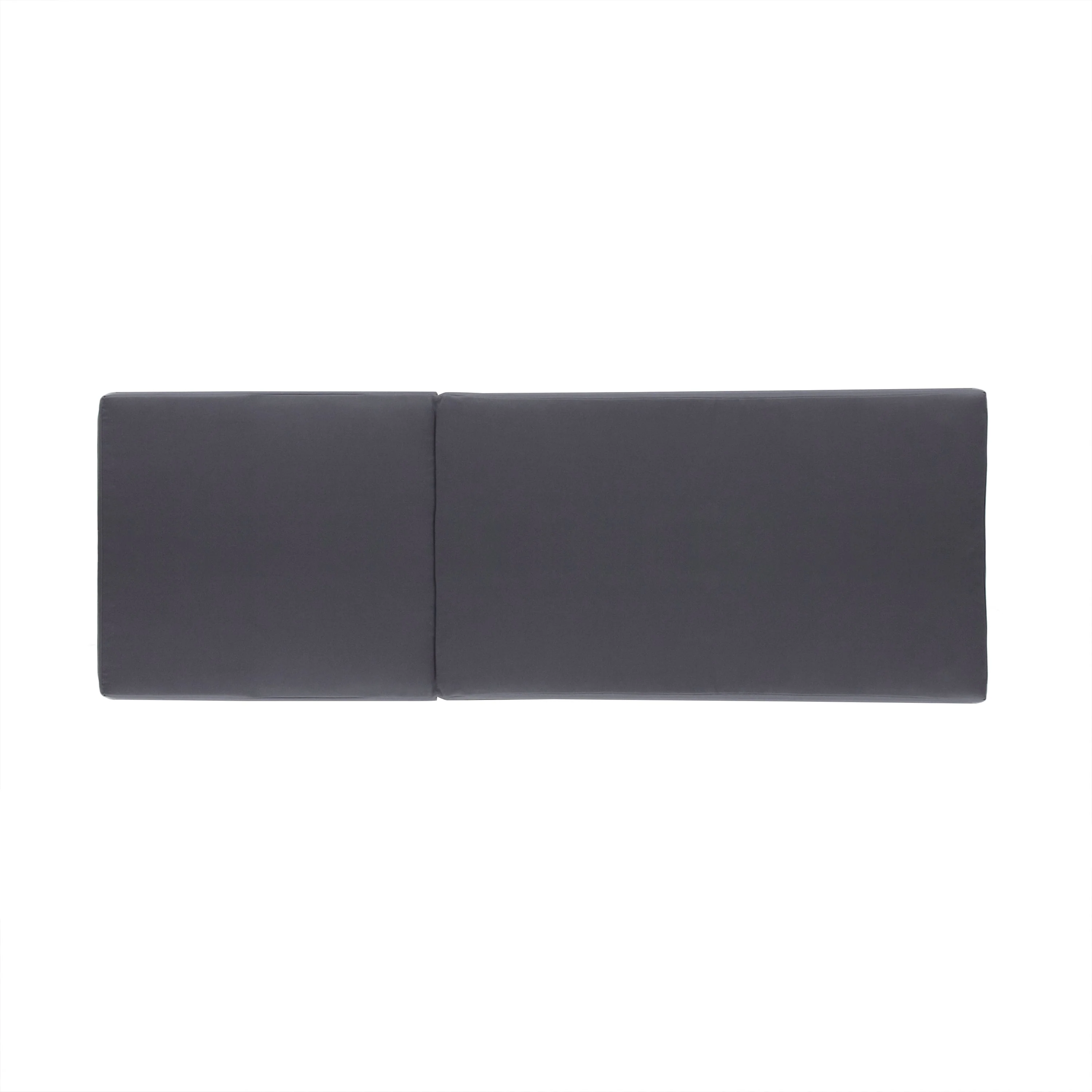 Lounge Chaise Set in Black Acacia Wood with Water-Resistant Cushions - Image 16