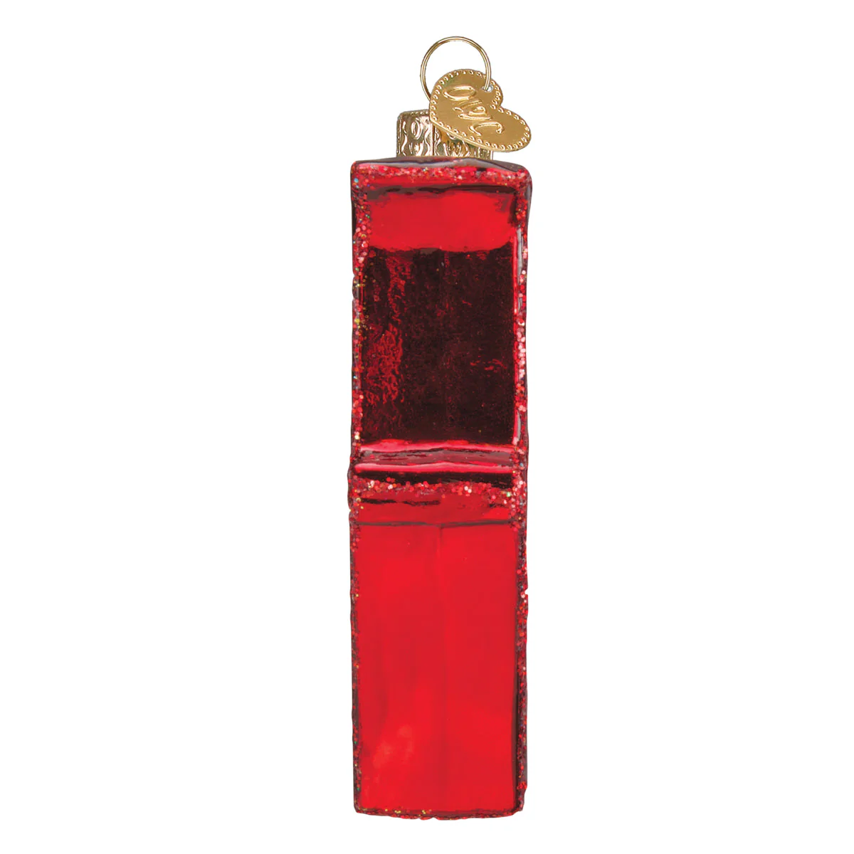 Love Ornament Mouth-Blown Glass 3.5 x 3 x 0.75 - Image 5