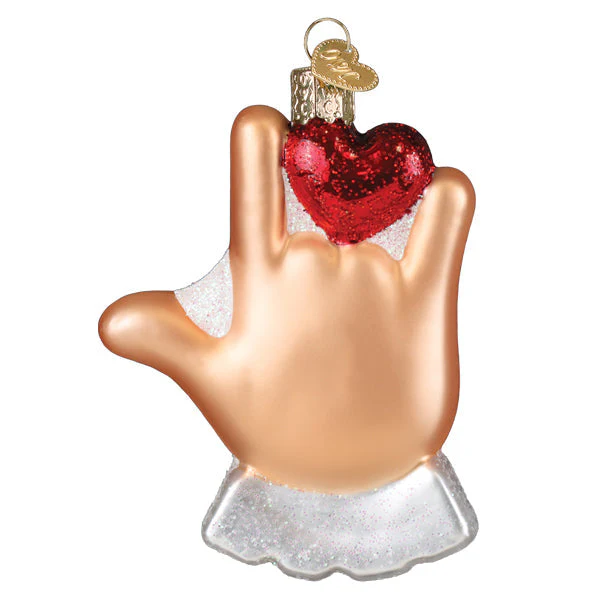 Love Sign Language Ornament - Image 4