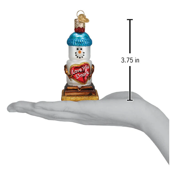 Love You S'more Snowman Ornament - Image 6