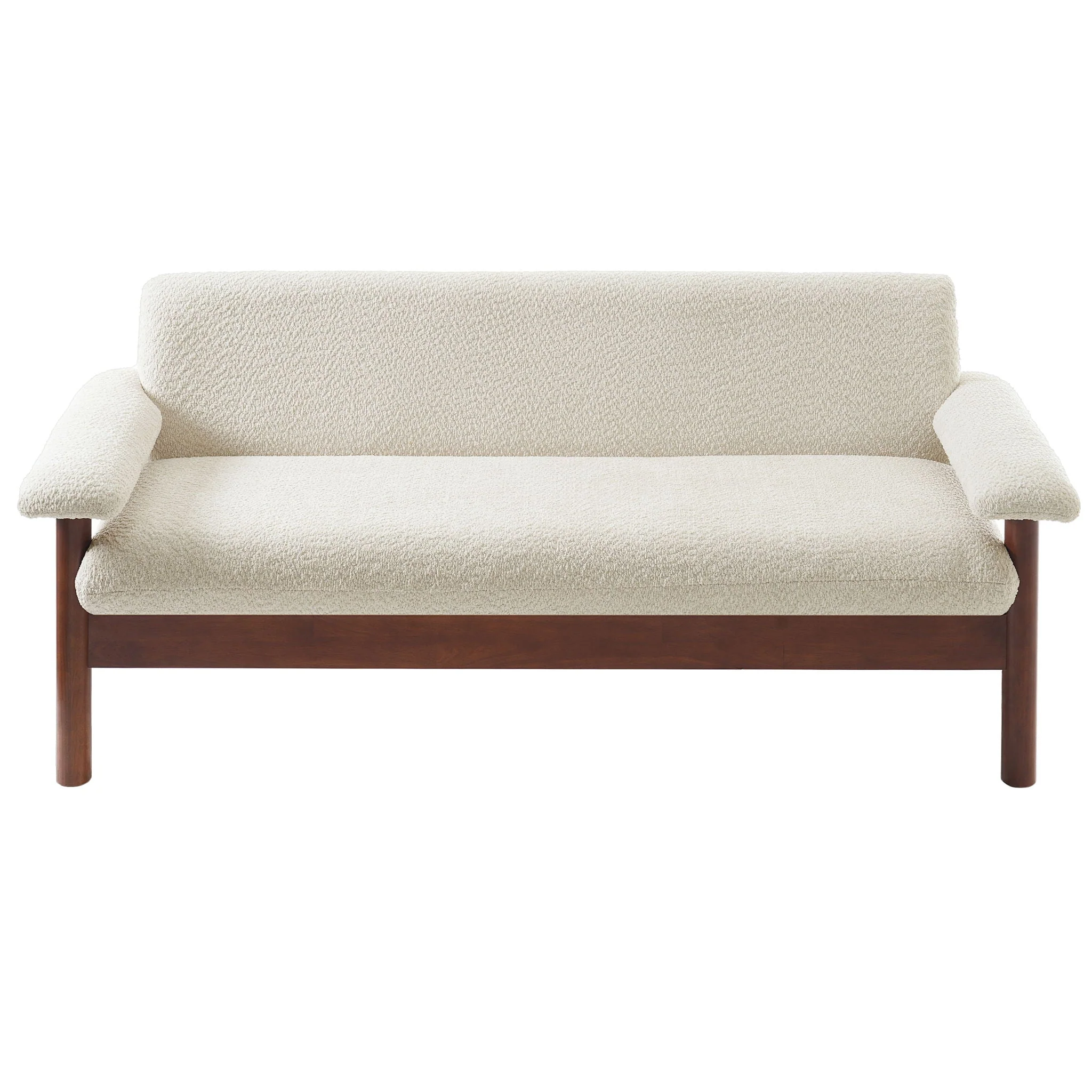 Loveseat Sofa 2 Seater Couch with Armrest Pillows