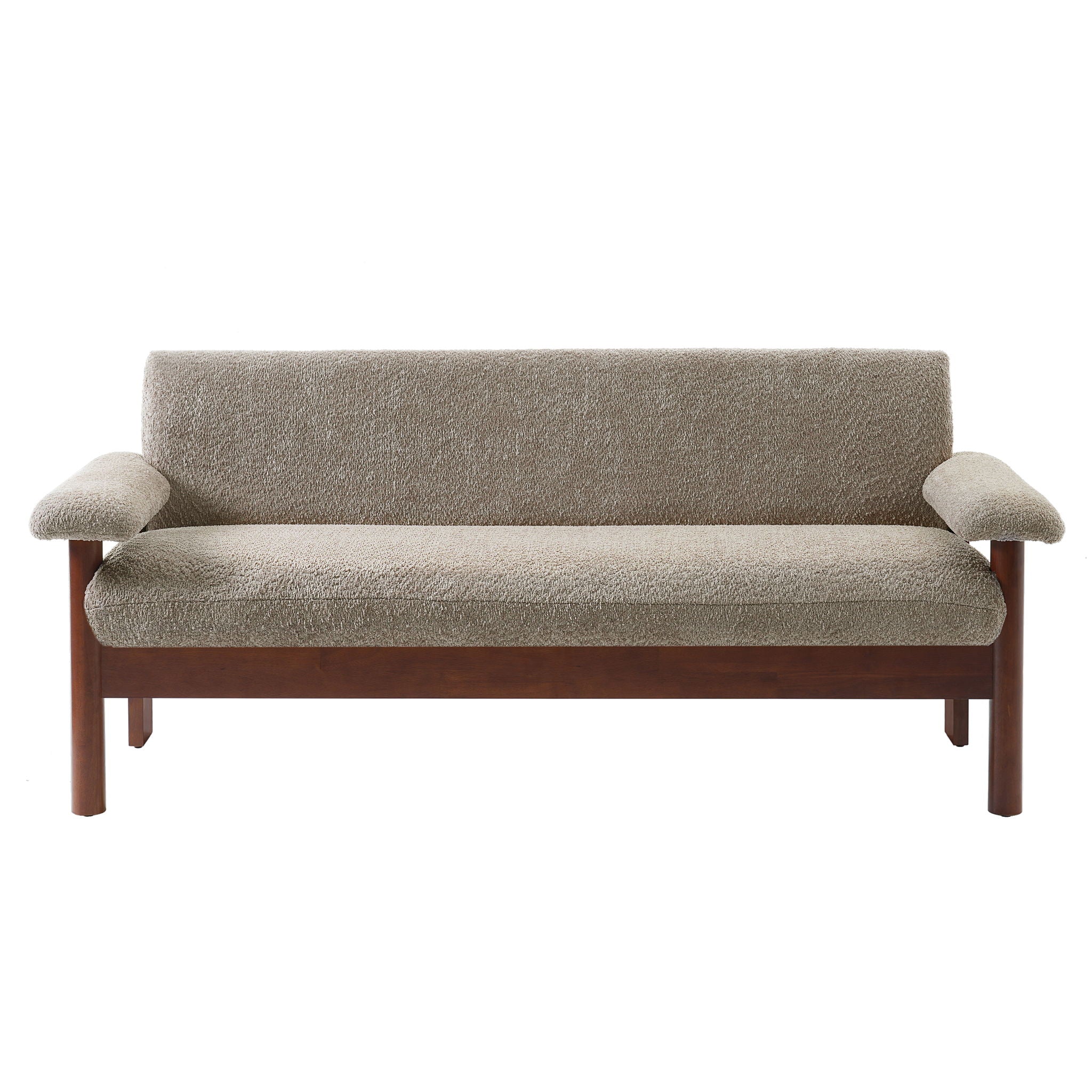 Loveseat Sofa 2 Seater Couch with Armrest Pillows - Image 2