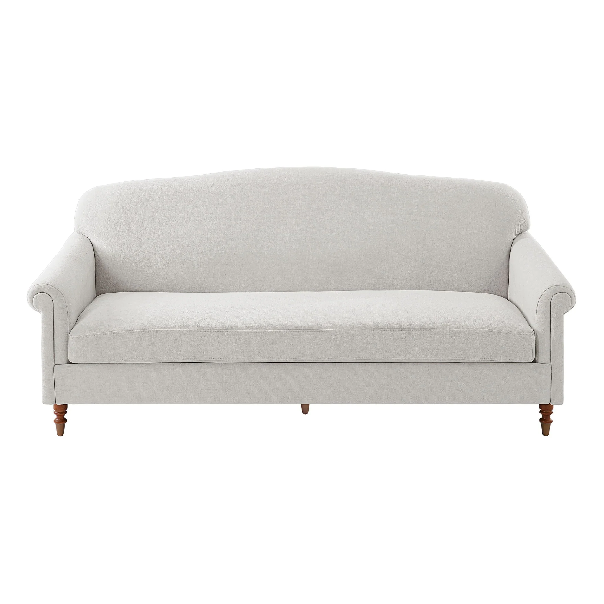 Loveseat Sofa, 2 Seater Couch with Rolled Arms - Image 2