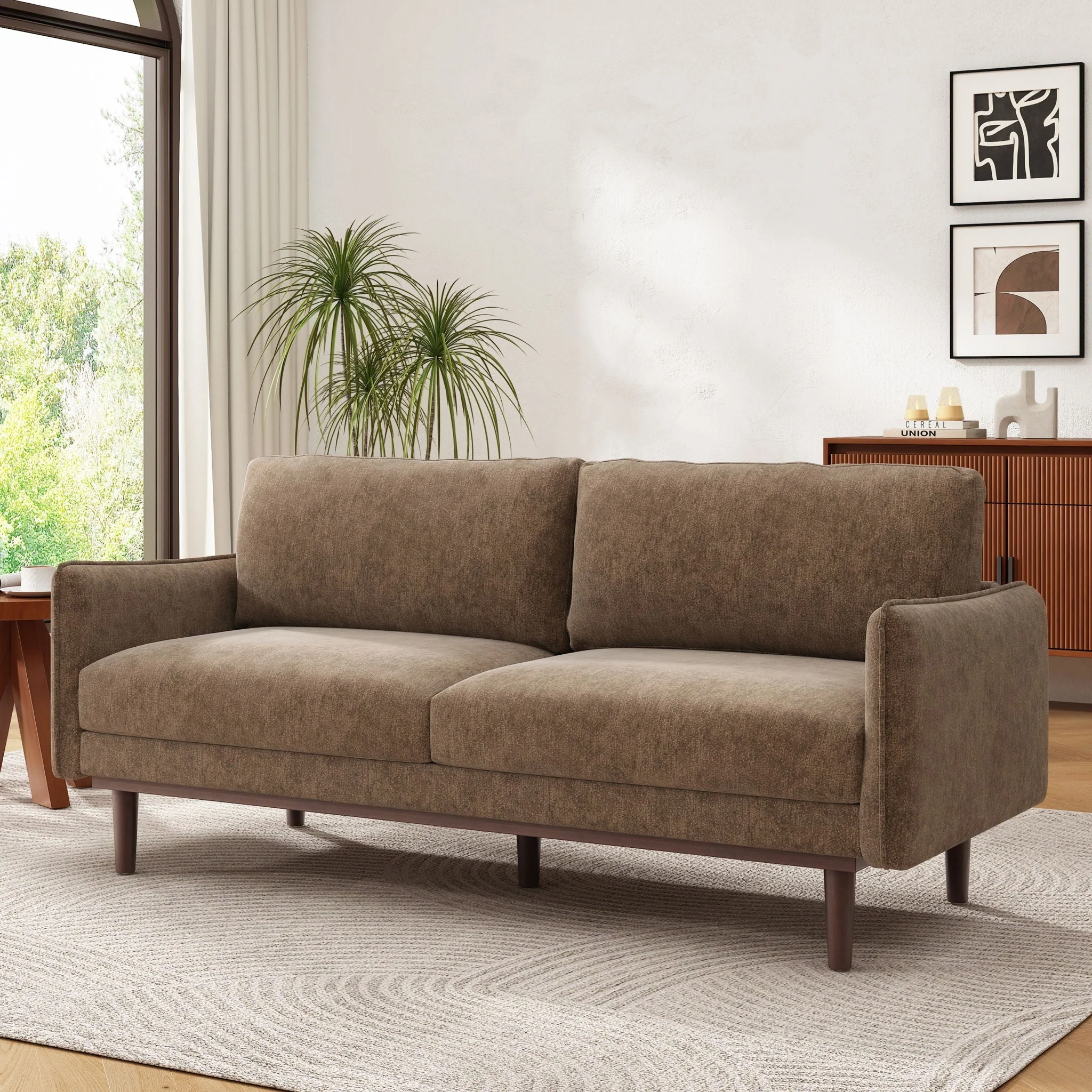 Loveseat Sofa With Spacious Seating - Image 4