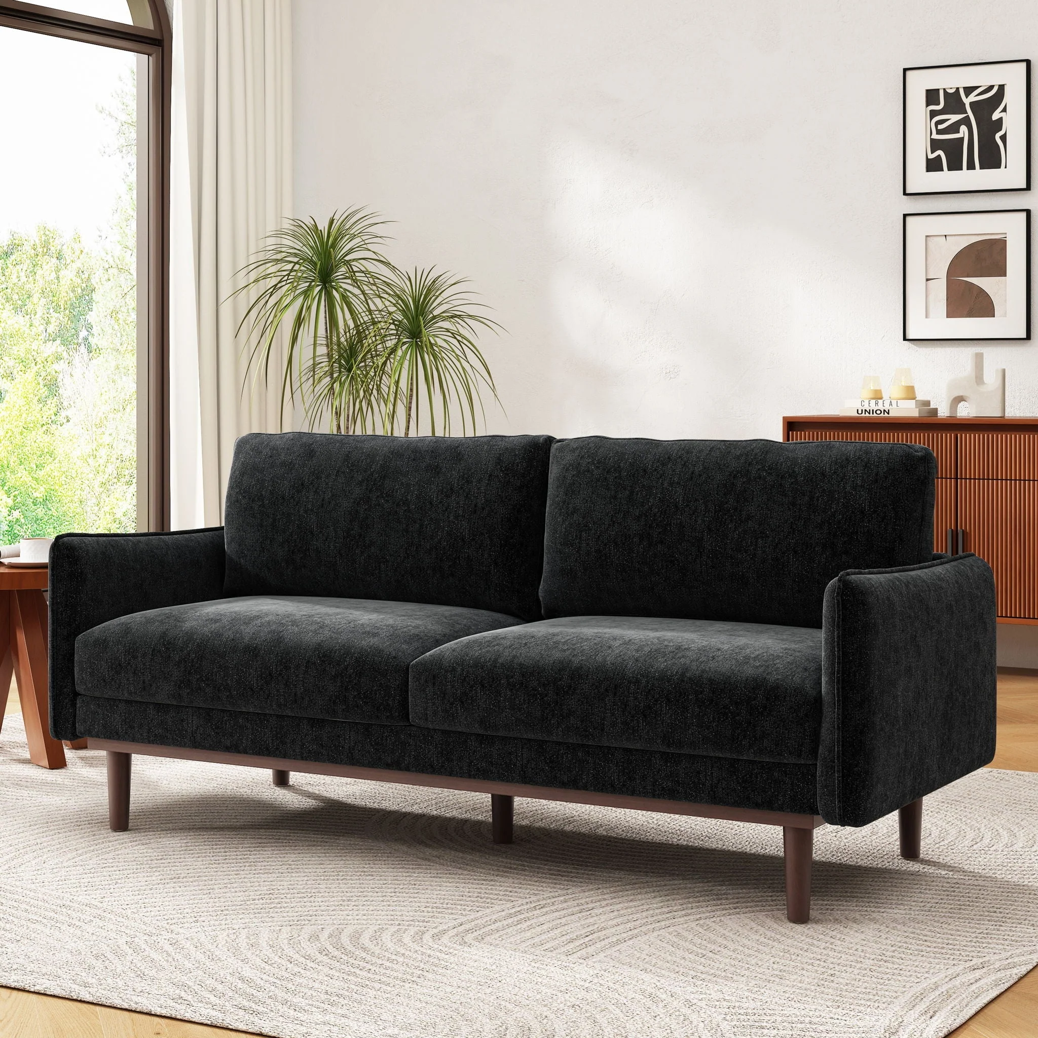 Loveseat Sofa With Spacious Seating - Image 7