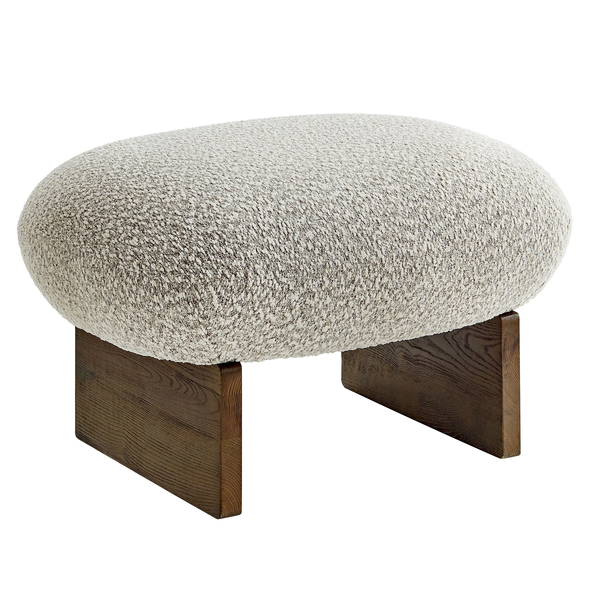 Loyal Boucle Fabric Accent Chair and Ottoman Set by Modway - Image 7