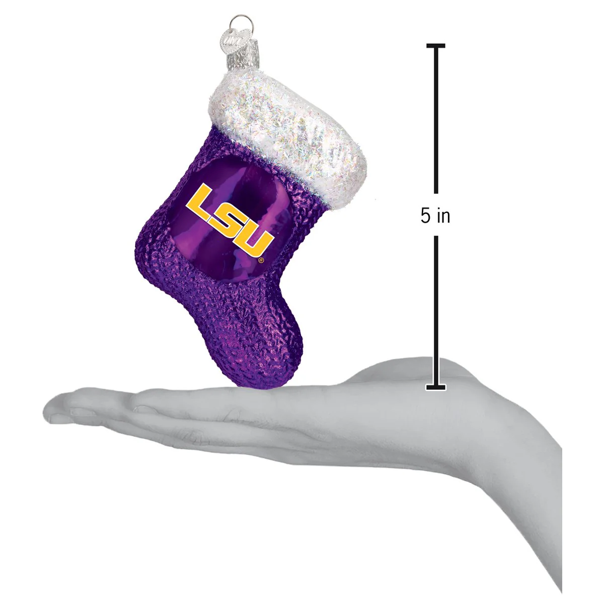 LSU  Stocking Ornament - Image 4