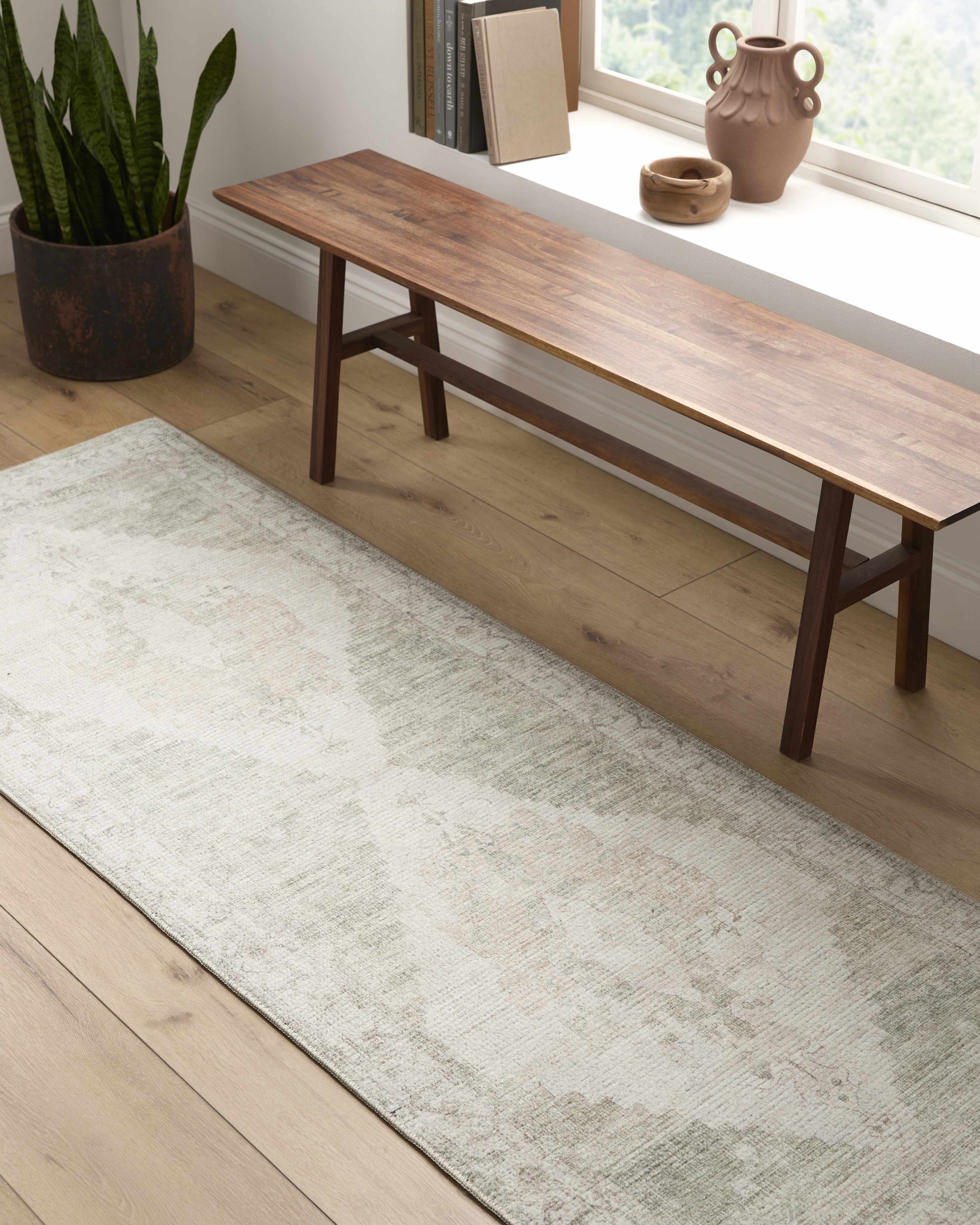Luca Medallion Olive Area Rug - Image 3