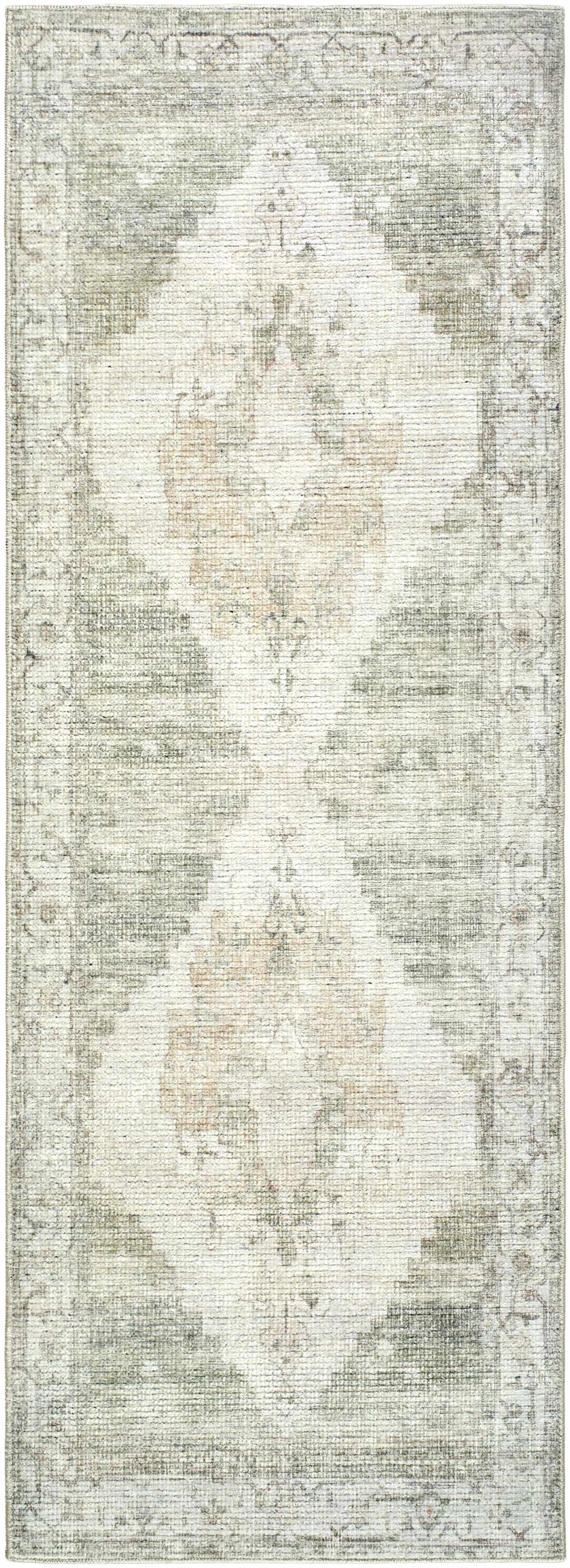 Luca Medallion Olive Area Rug - Image 8