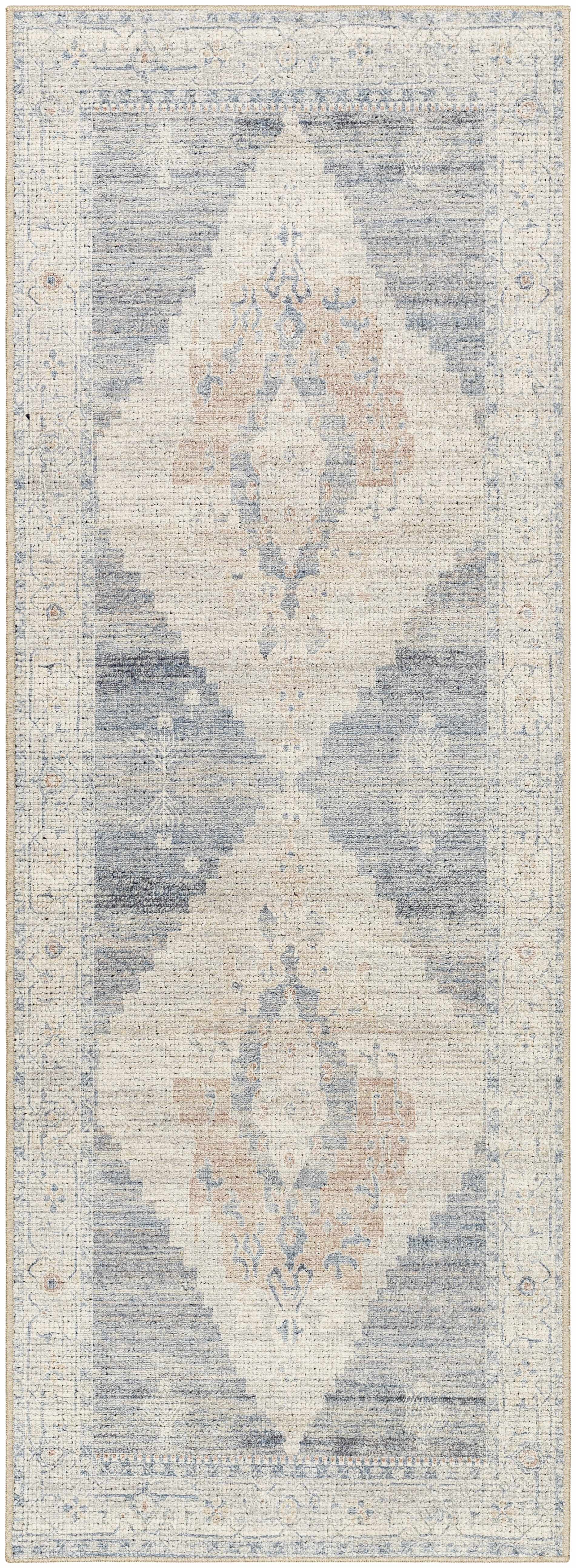 Luca Medallion Pewter Area Rug - Image 10