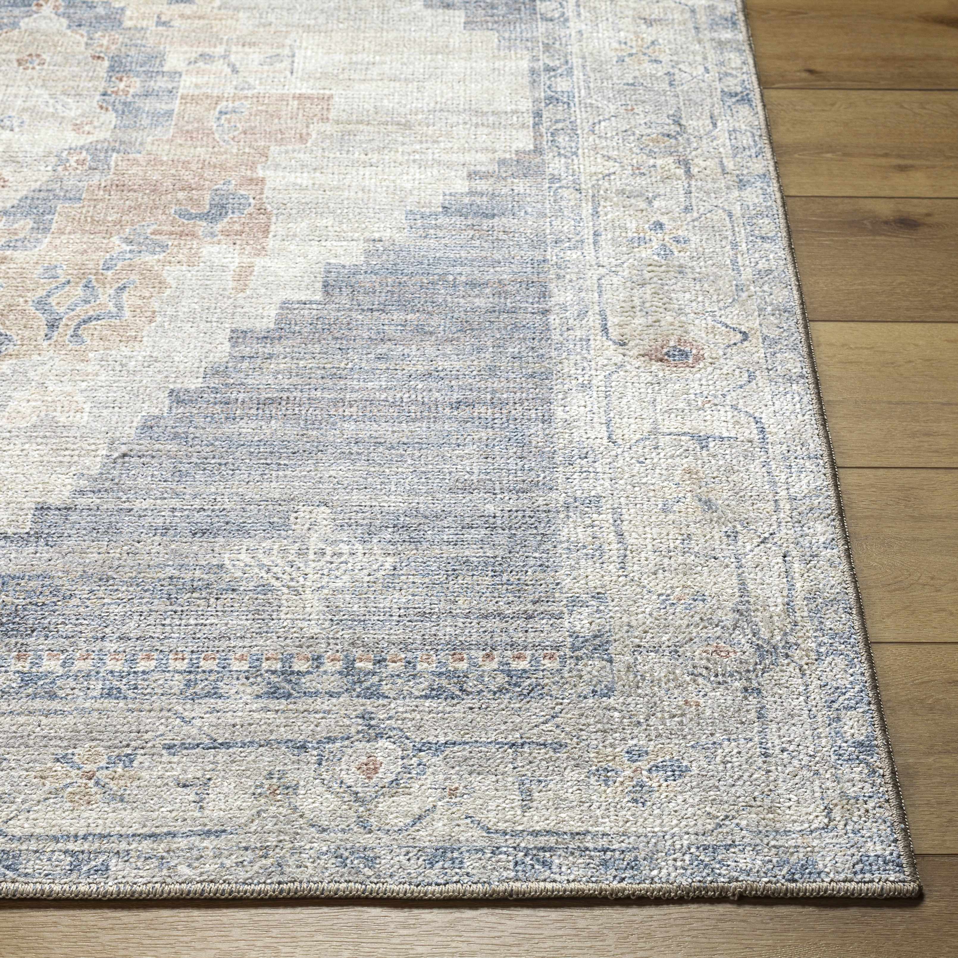 Luca Medallion Pewter Area Rug - Image 5