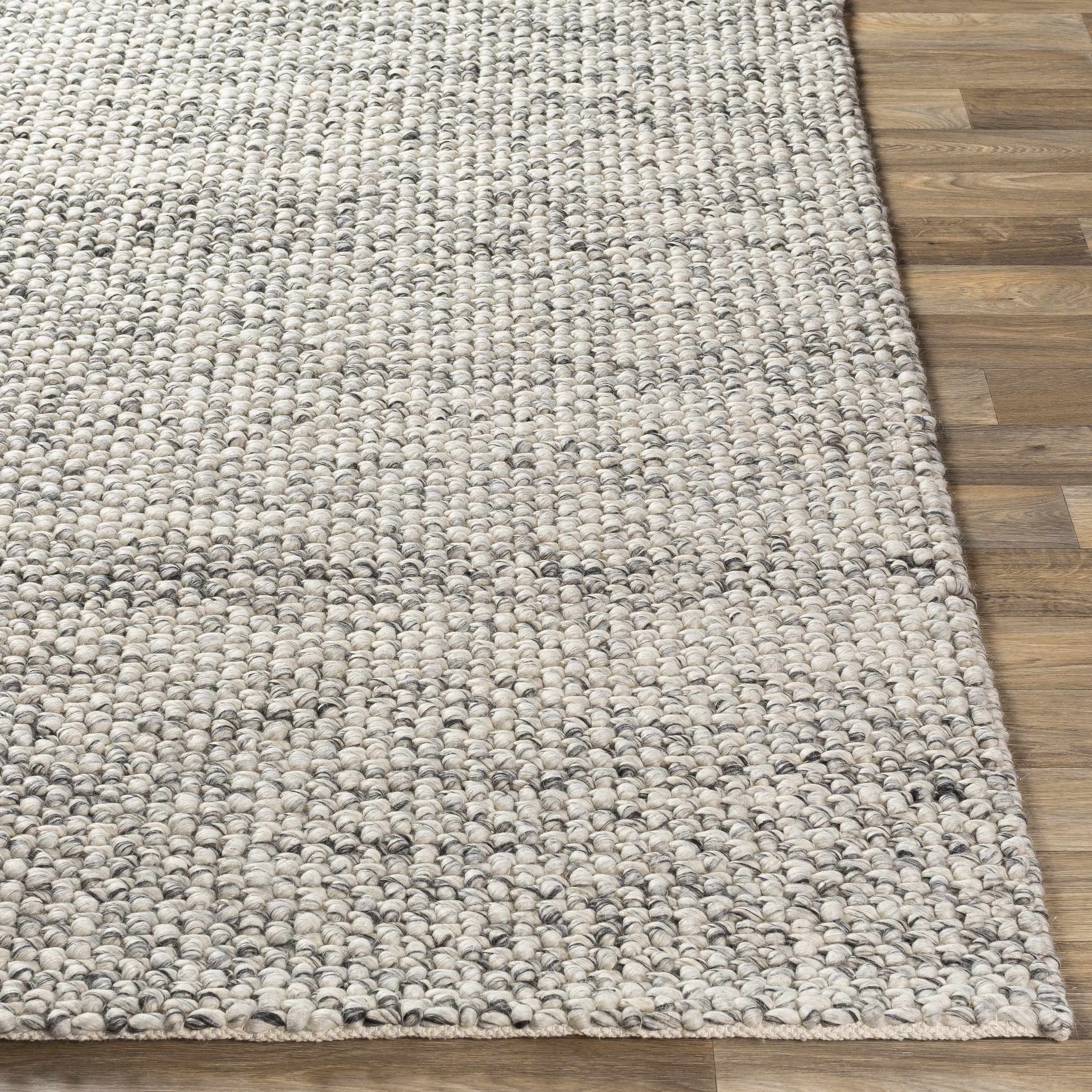 Lucerne LNE-1001 Gray Wool Rug - Image 14