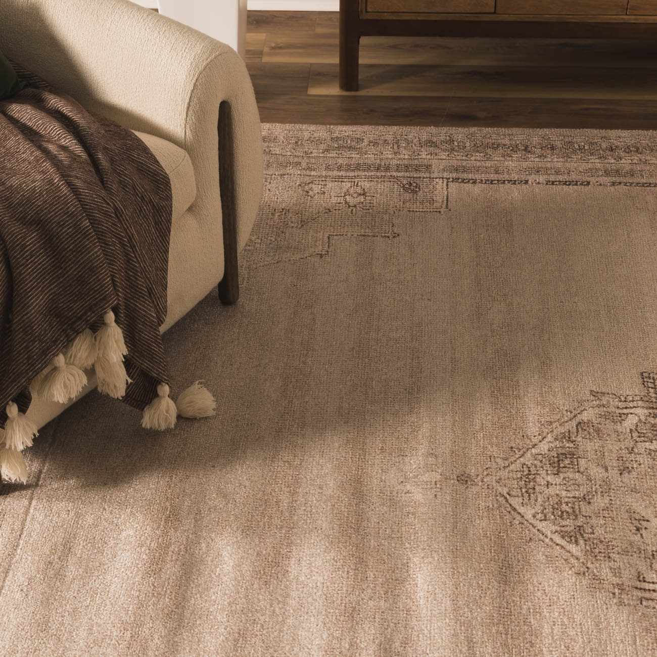 Luciana III Traditional Medallion Area Rug - Image 4