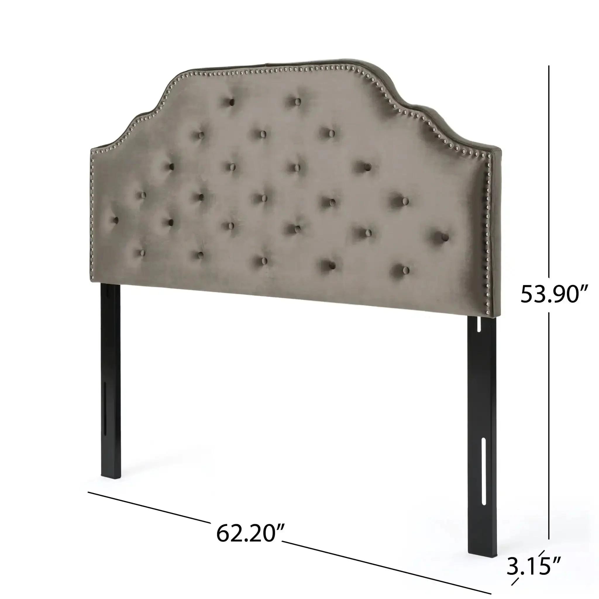 Luella - Button Tufted Upholstered Headboard - Image 11