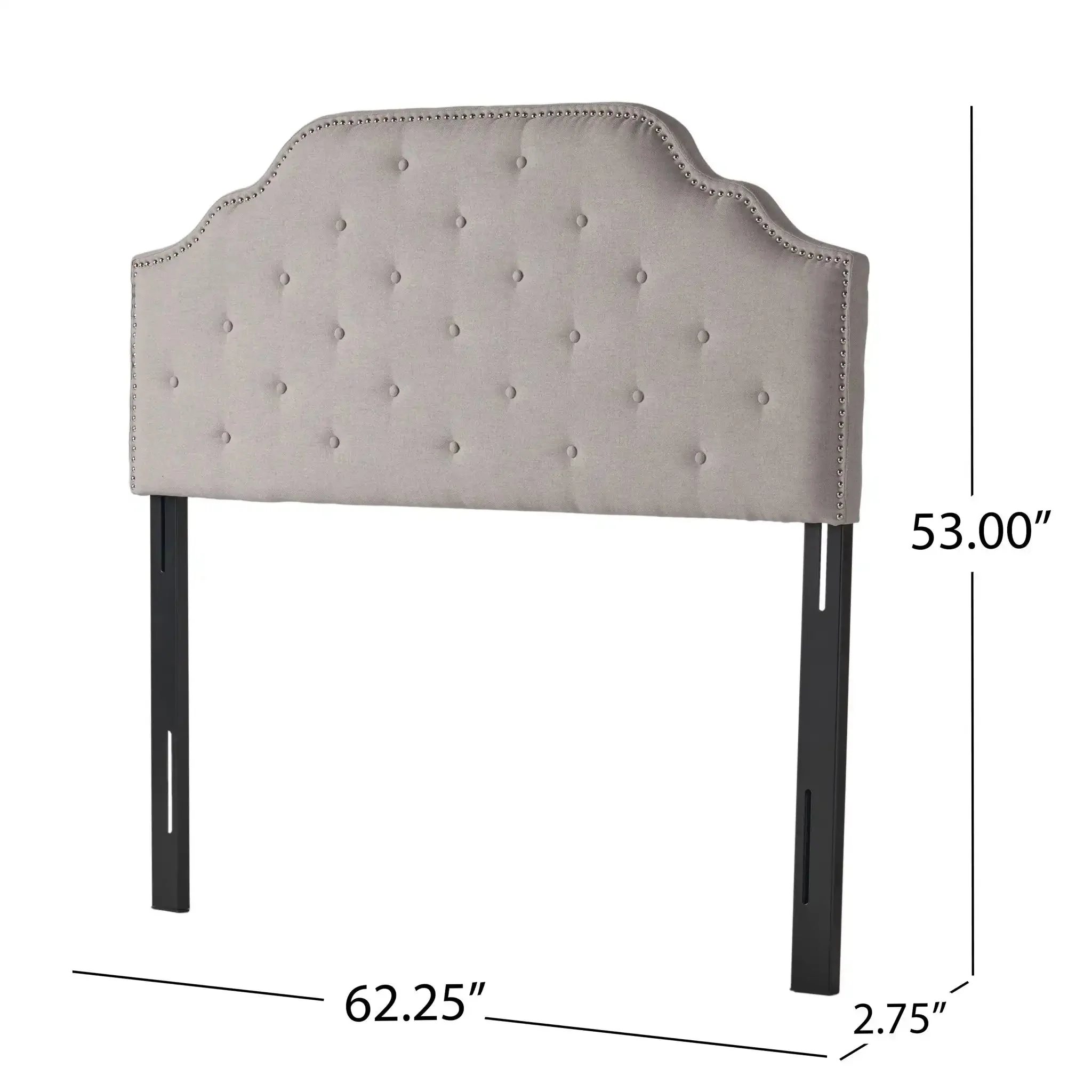 Luella - Button Tufted Upholstered Headboard - Image 7
