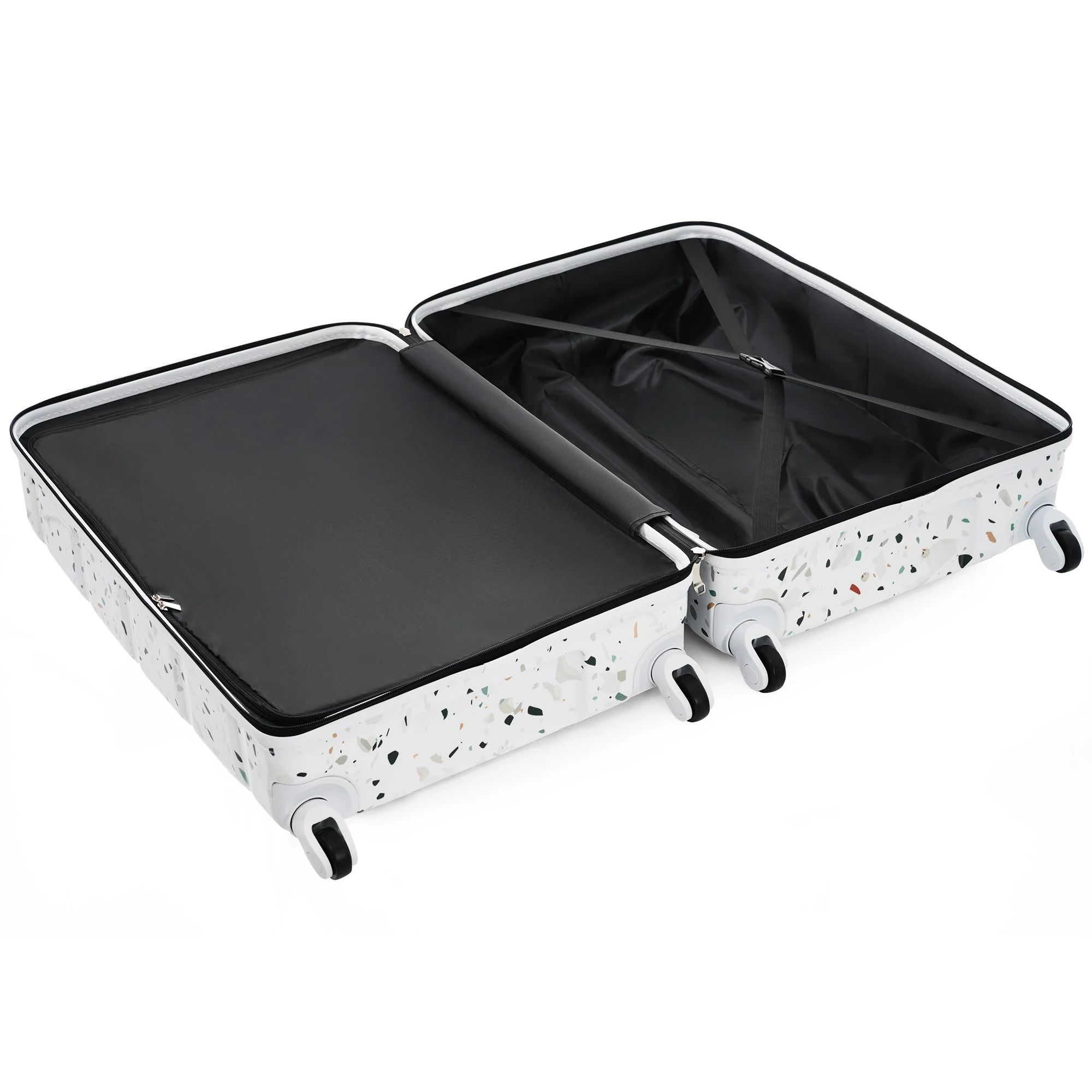 Luggage Set of 3 with USB Port and Spinner Wheels - Image 9
