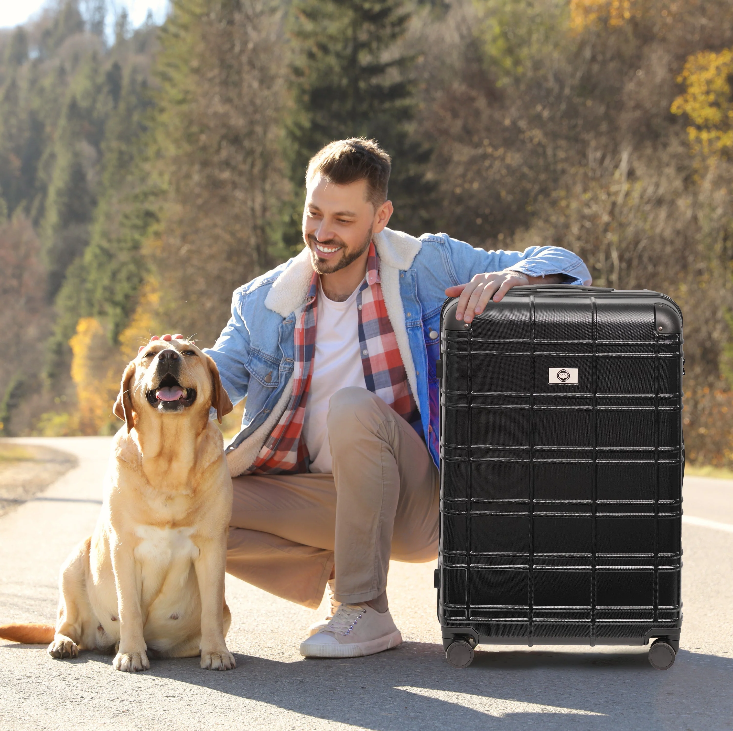 Luggage Sets ABS+PC Hardshell 4pcs Lightweight Durable Suitcases - Image 7