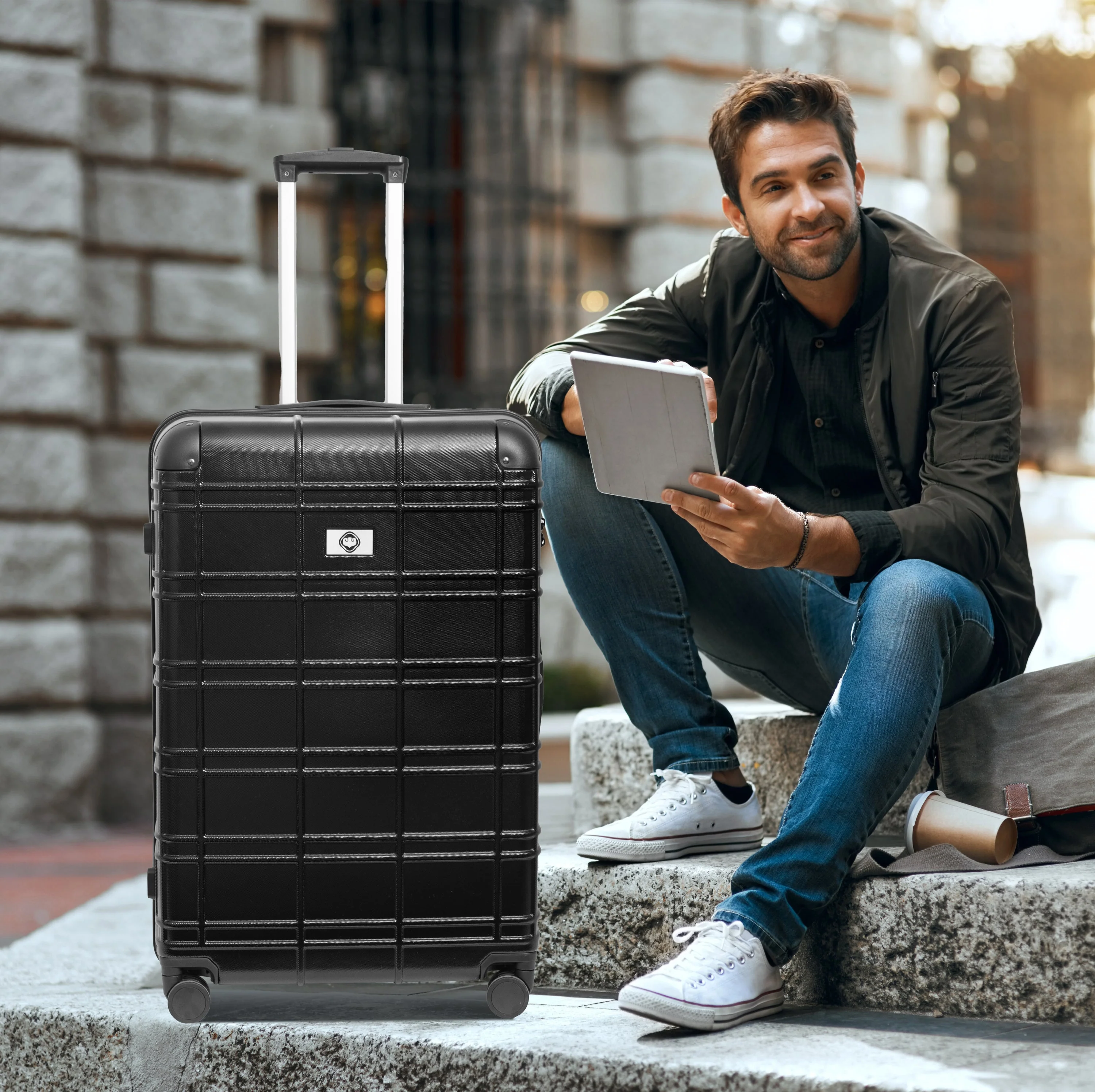 Luggage Sets ABS+PC Hardshell 4pcs Lightweight Durable Suitcases - Image 9