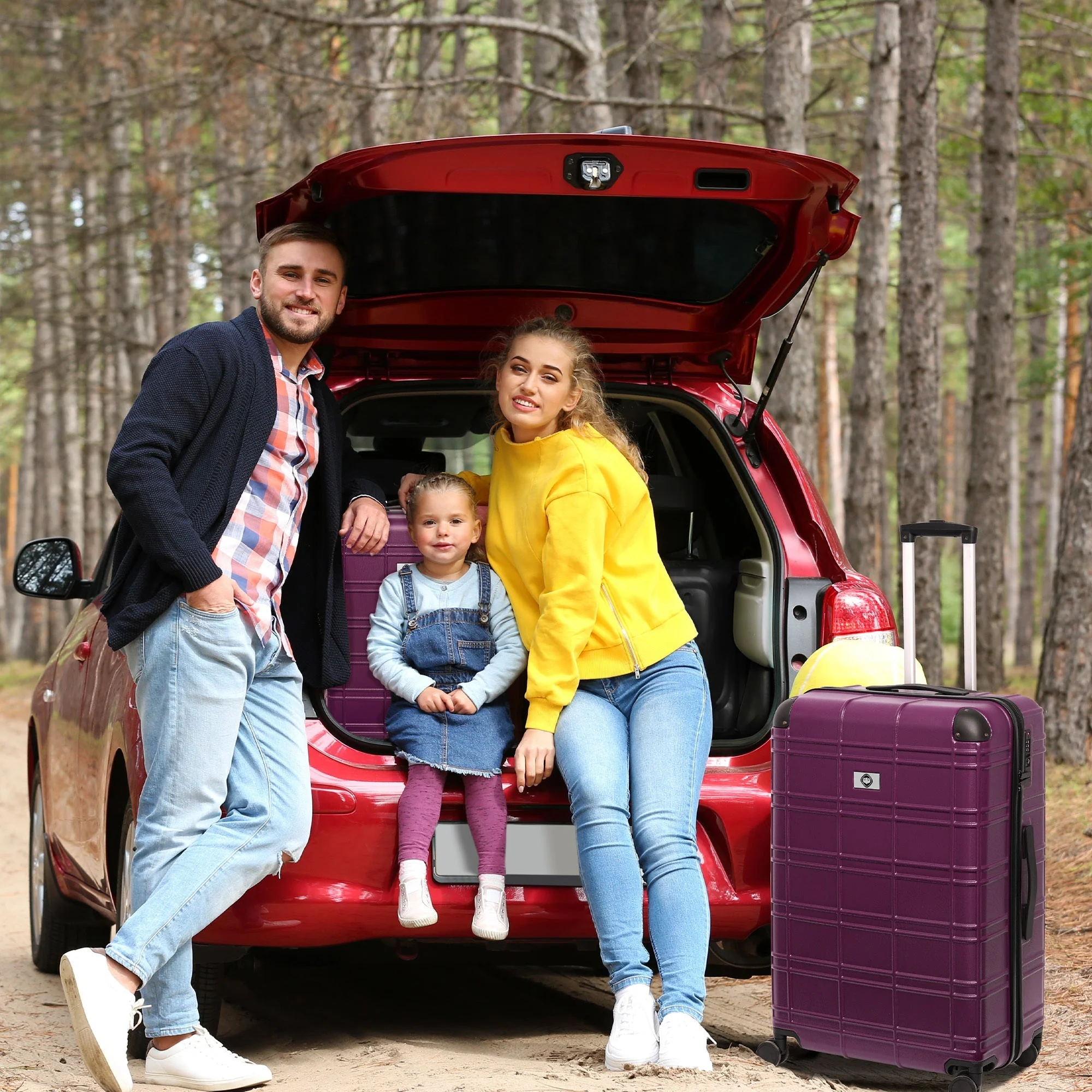 Luggage Sets ABS+PC Hardshell 4pcs Spinner Wheels with TSA Lock - Image 7