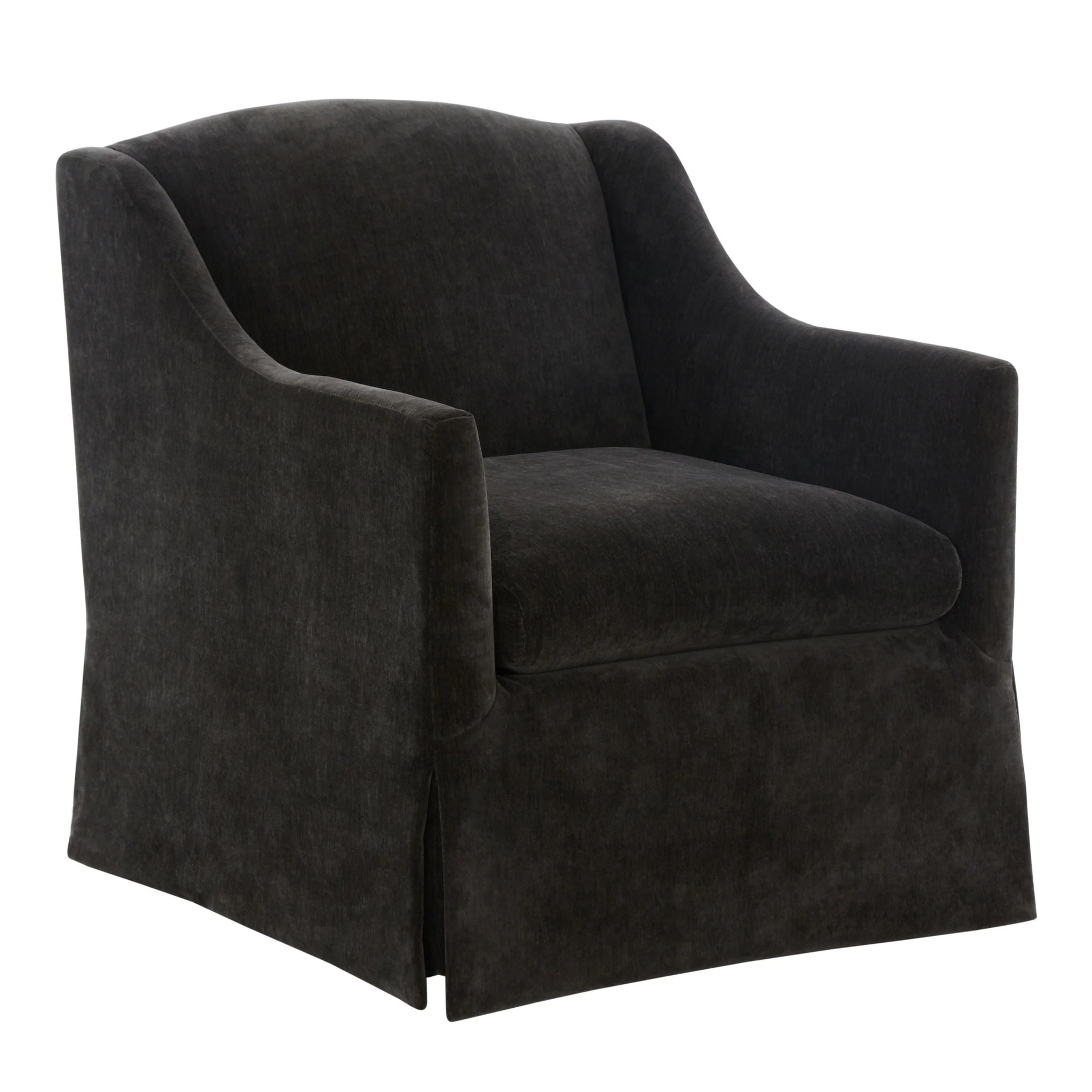 Luisa - Skirted Swivel Accent Chair - Image 2
