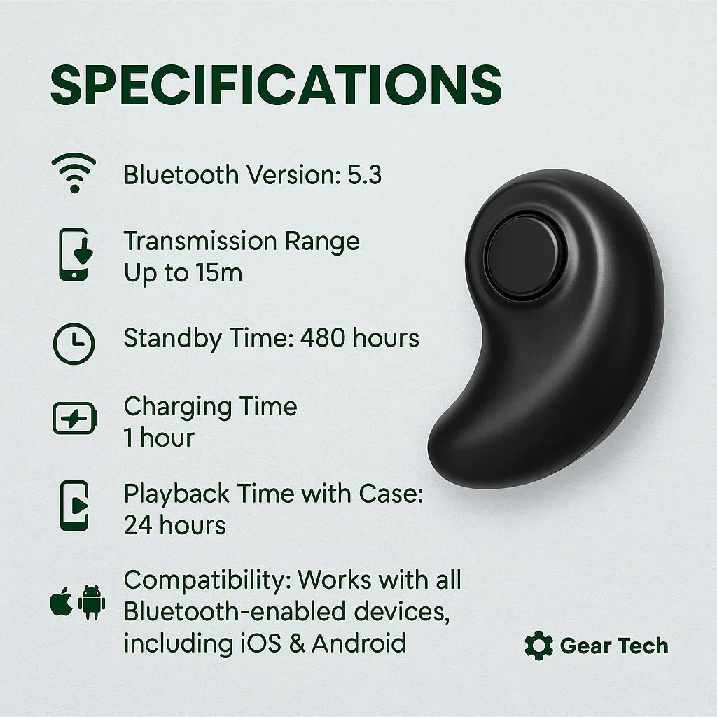 LumaSleep Wireless Sleep Headphones Bluetooth 5.3 Ultra-Light Earbuds - Image 5
