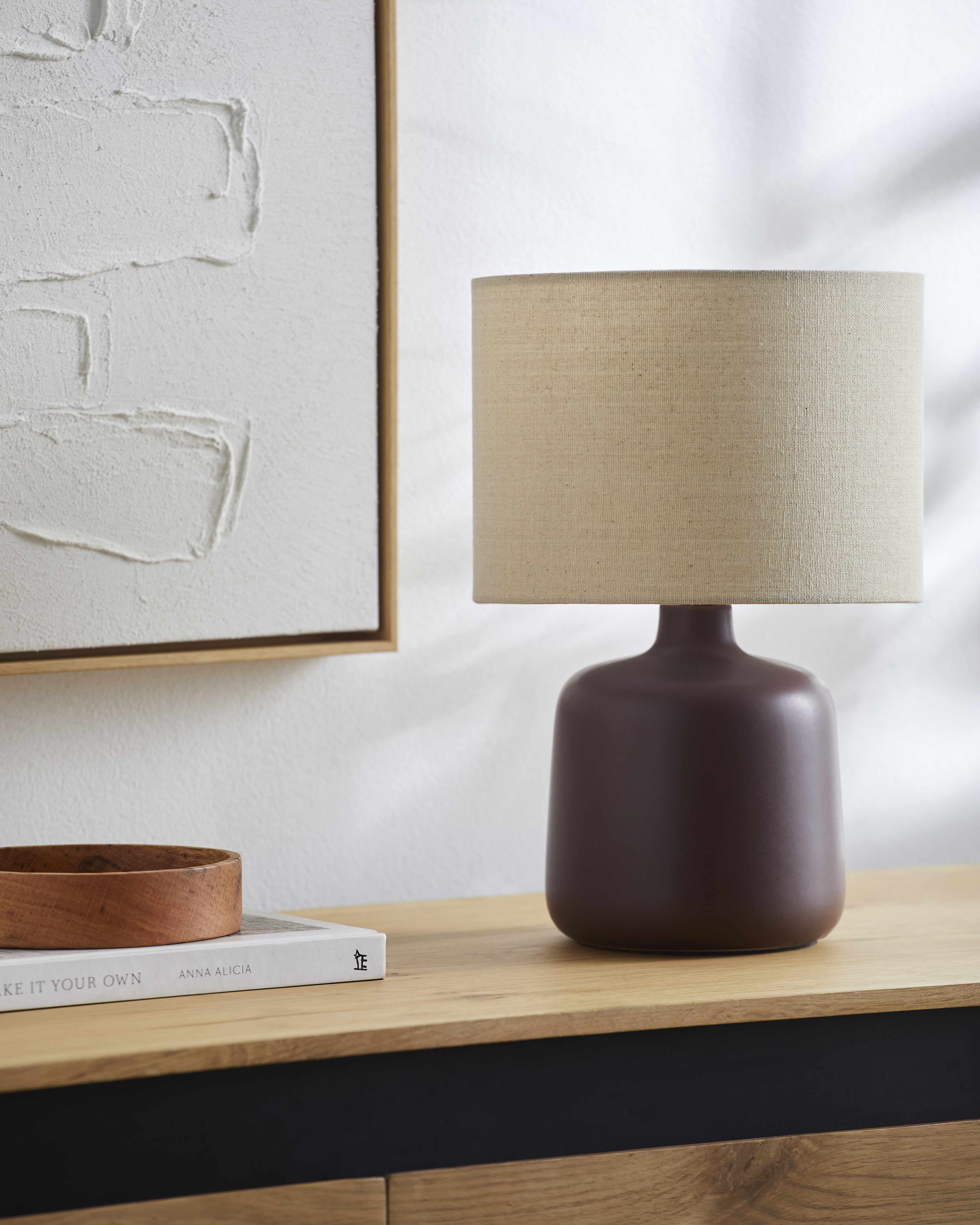 Lumellogno Dark Brown Table Lamp - Image 8