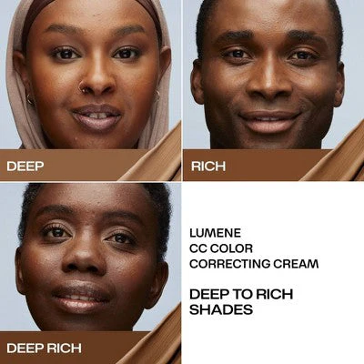 Lumene CC Color Correcting Cream 9 Deep Rich 1 fl oz - Image 6