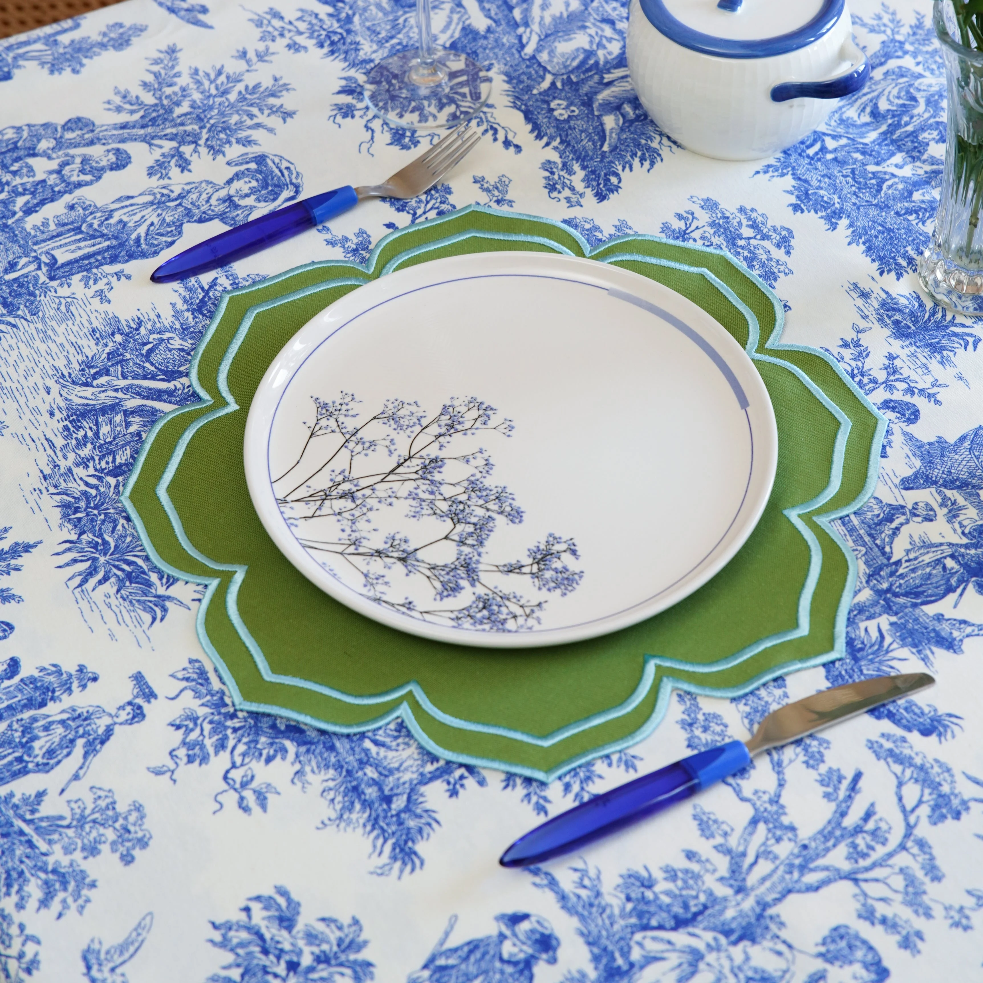 LUMERA GREEN FABRIC PLACEMAT - Image 4