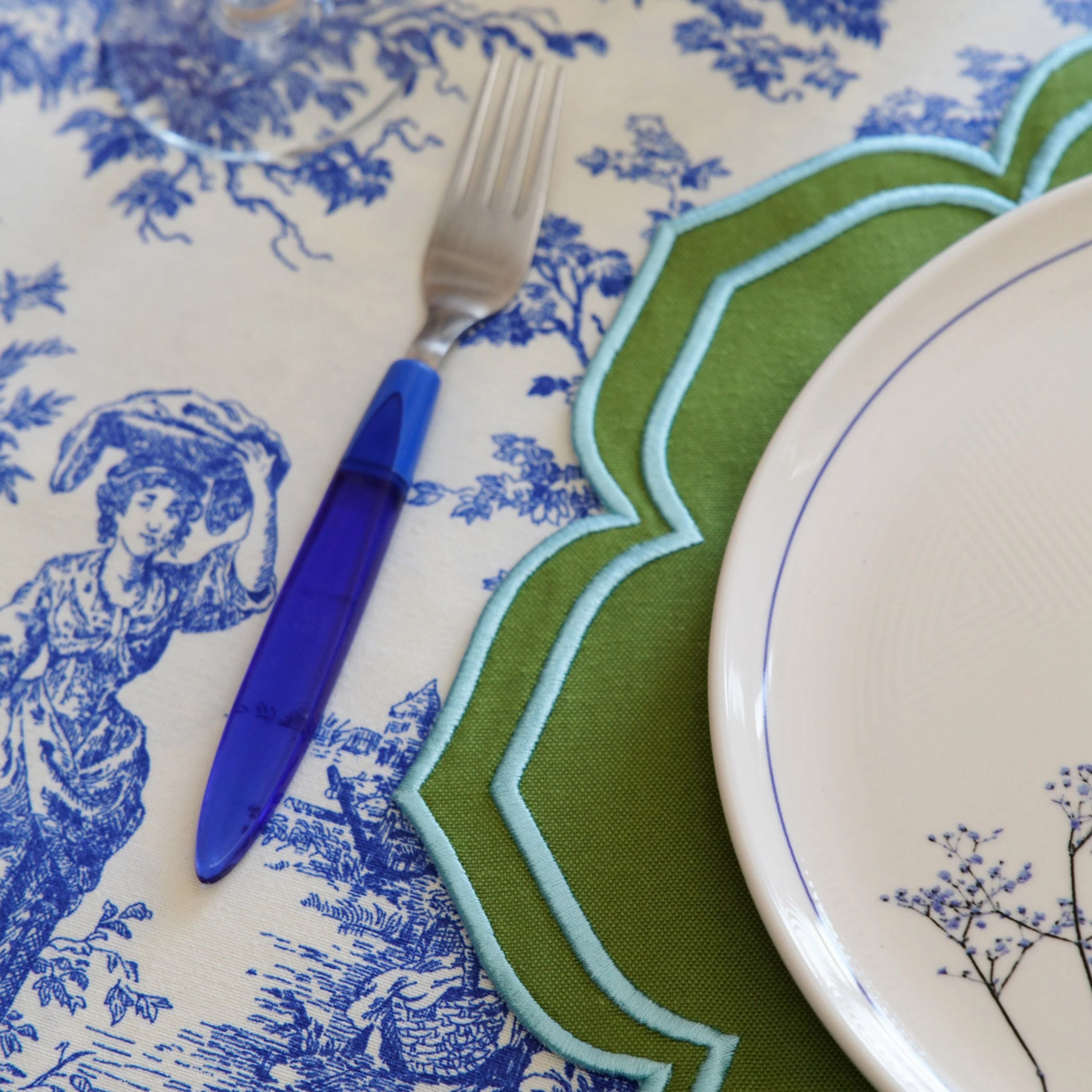 LUMERA GREEN FABRIC PLACEMAT - Image 5