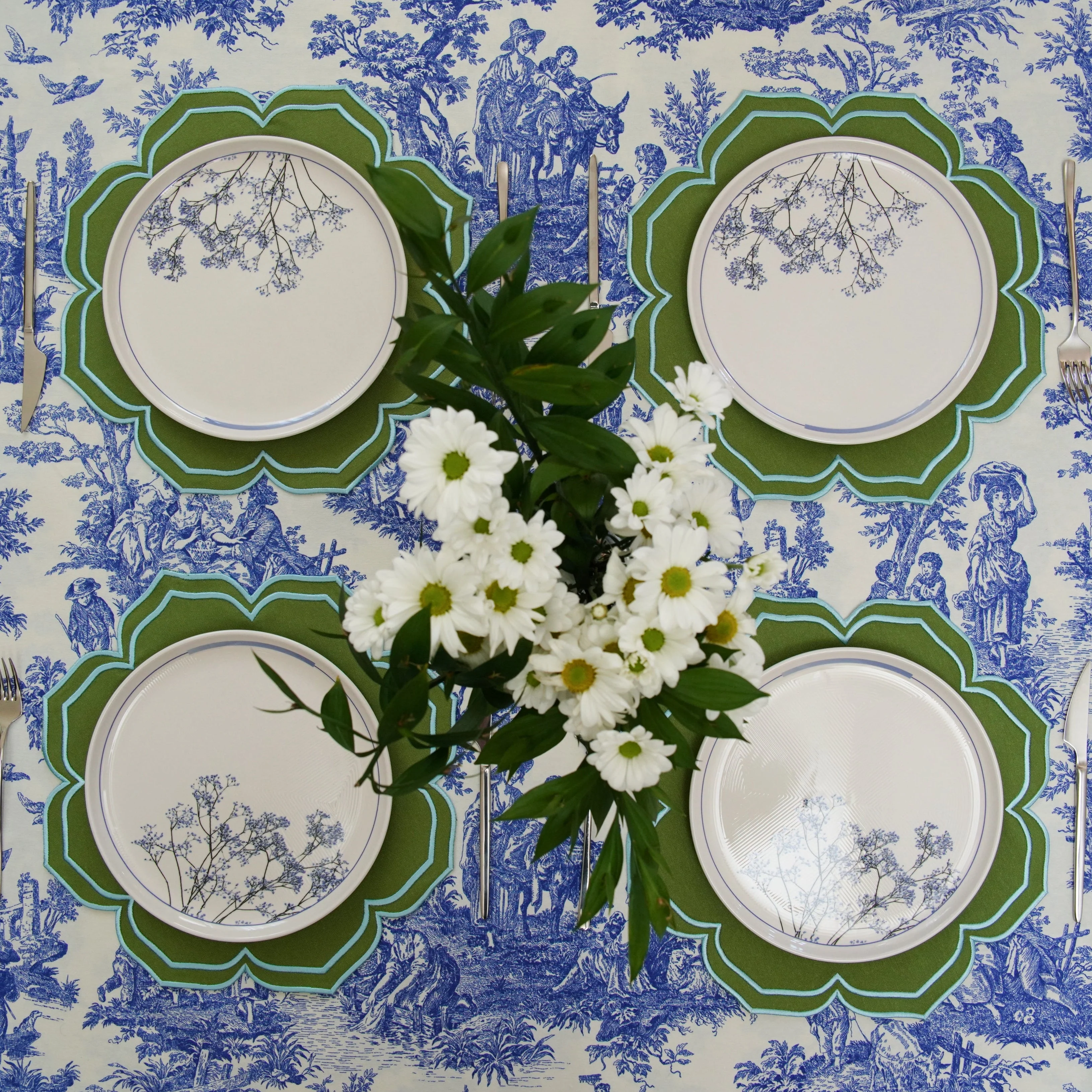 LUMERA GREEN FABRIC PLACEMAT - Image 7