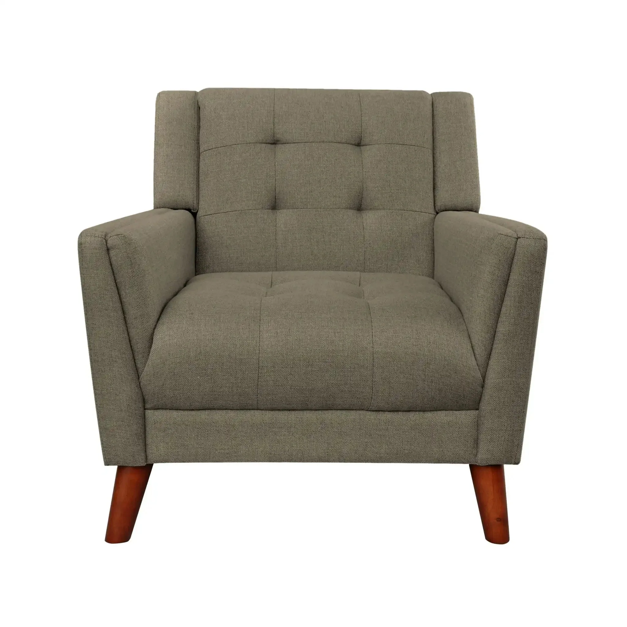 Luminaesque - Fabric Upholstered Armchair With Tufted Back - Image 15