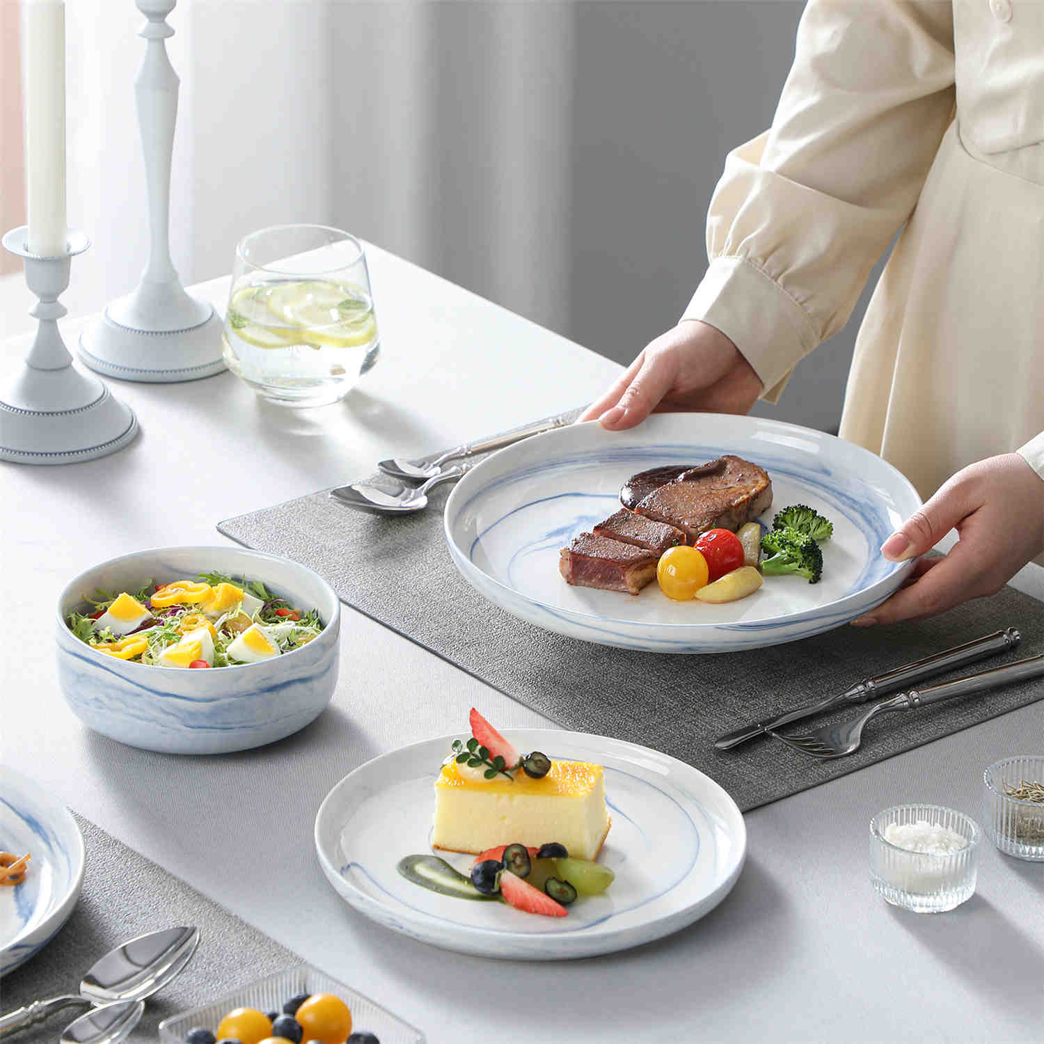 Luna 12 Piece Dinnerware Set - Image 28