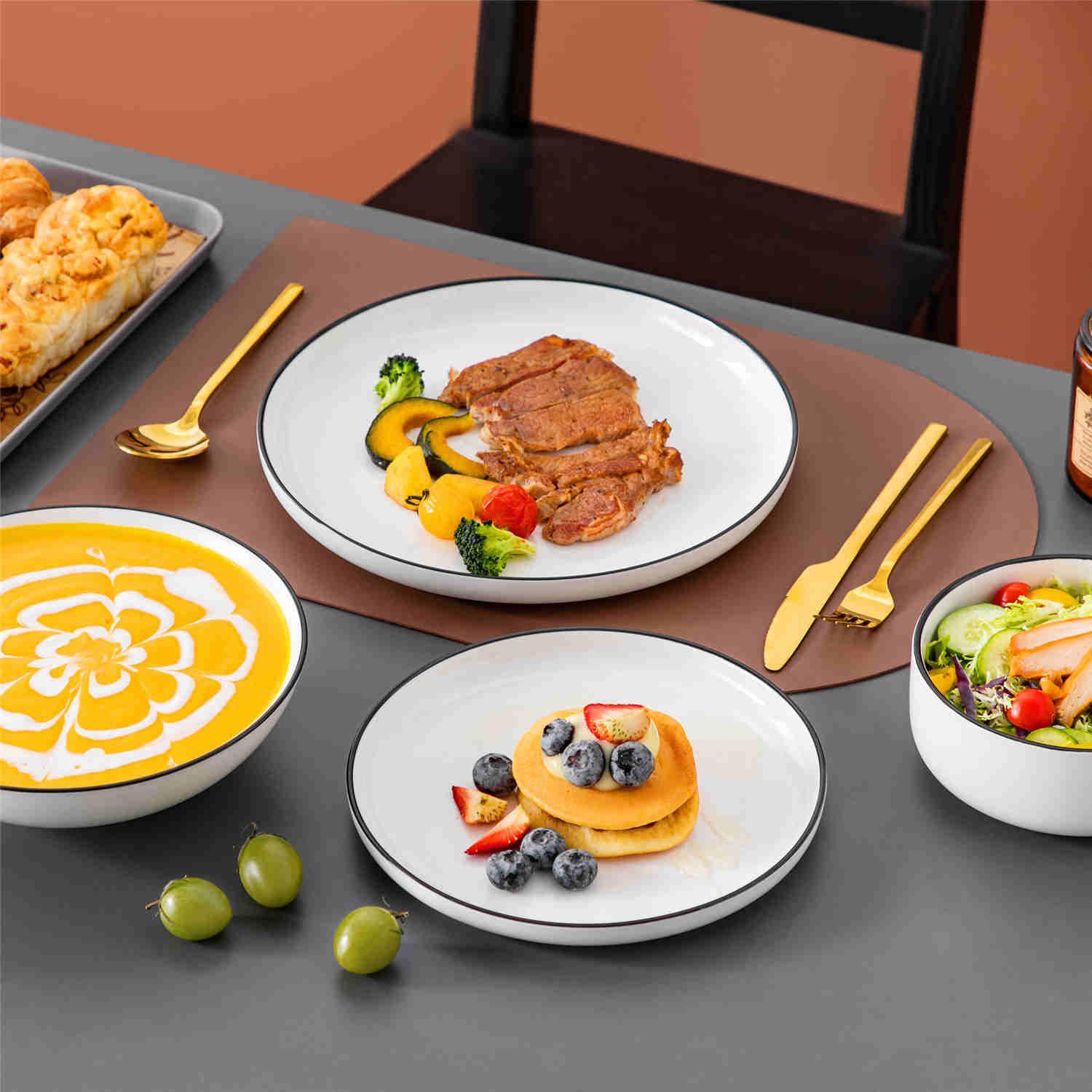 Luna 16 Piece Dinnerware Set - Image 15