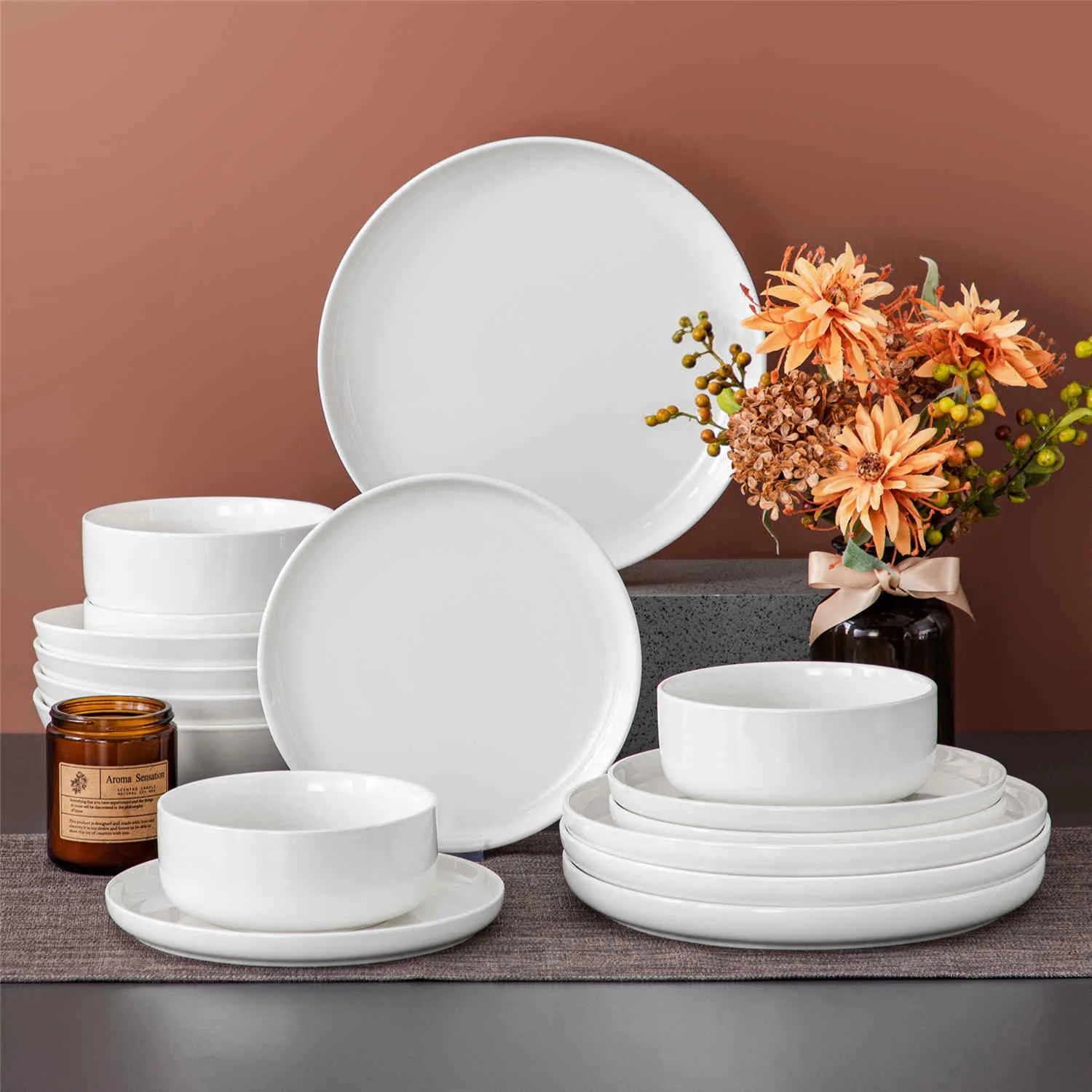 Luna 16 Piece Dinnerware Set - Image 8