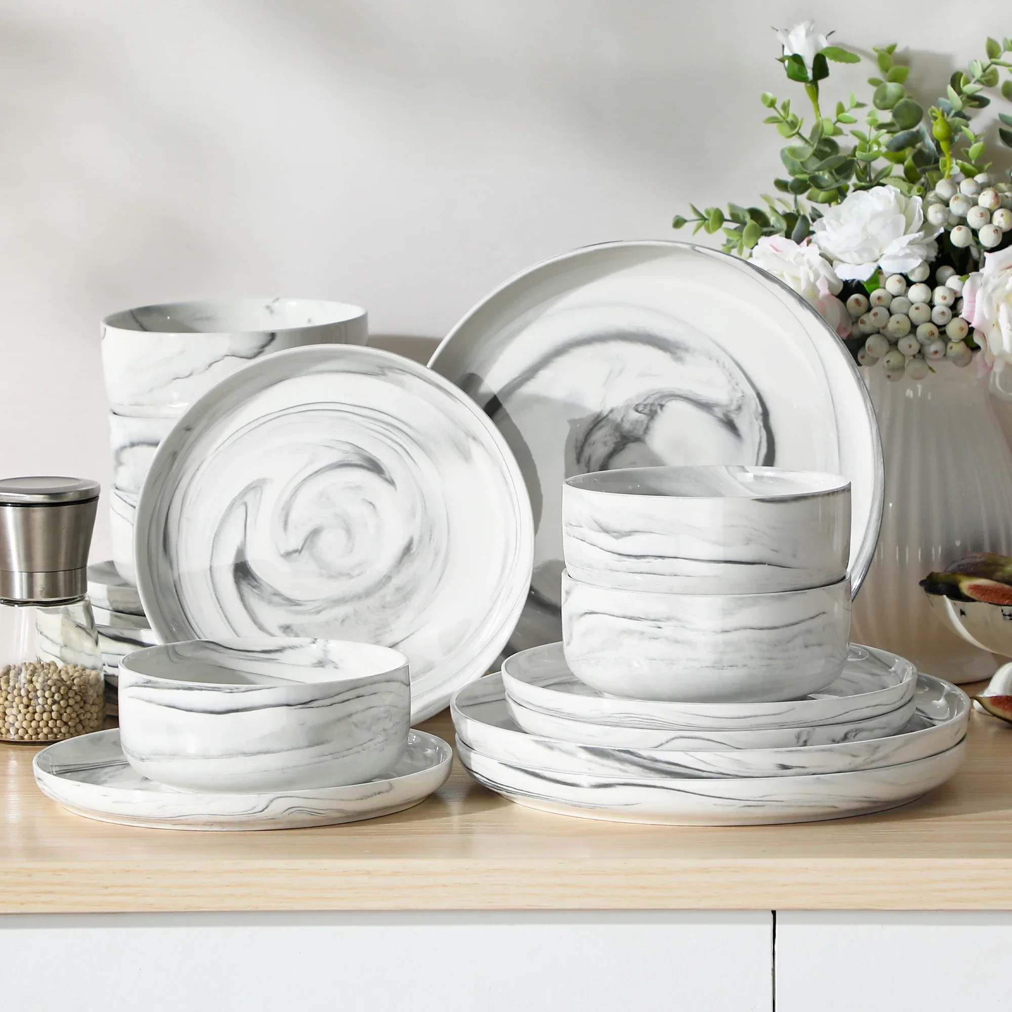 Luna 18 Piece Dinnerware Set - Image 20