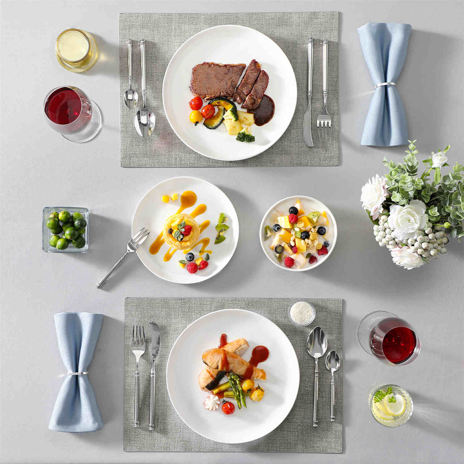 Luna 18 Piece Dinnerware Set - Image 7