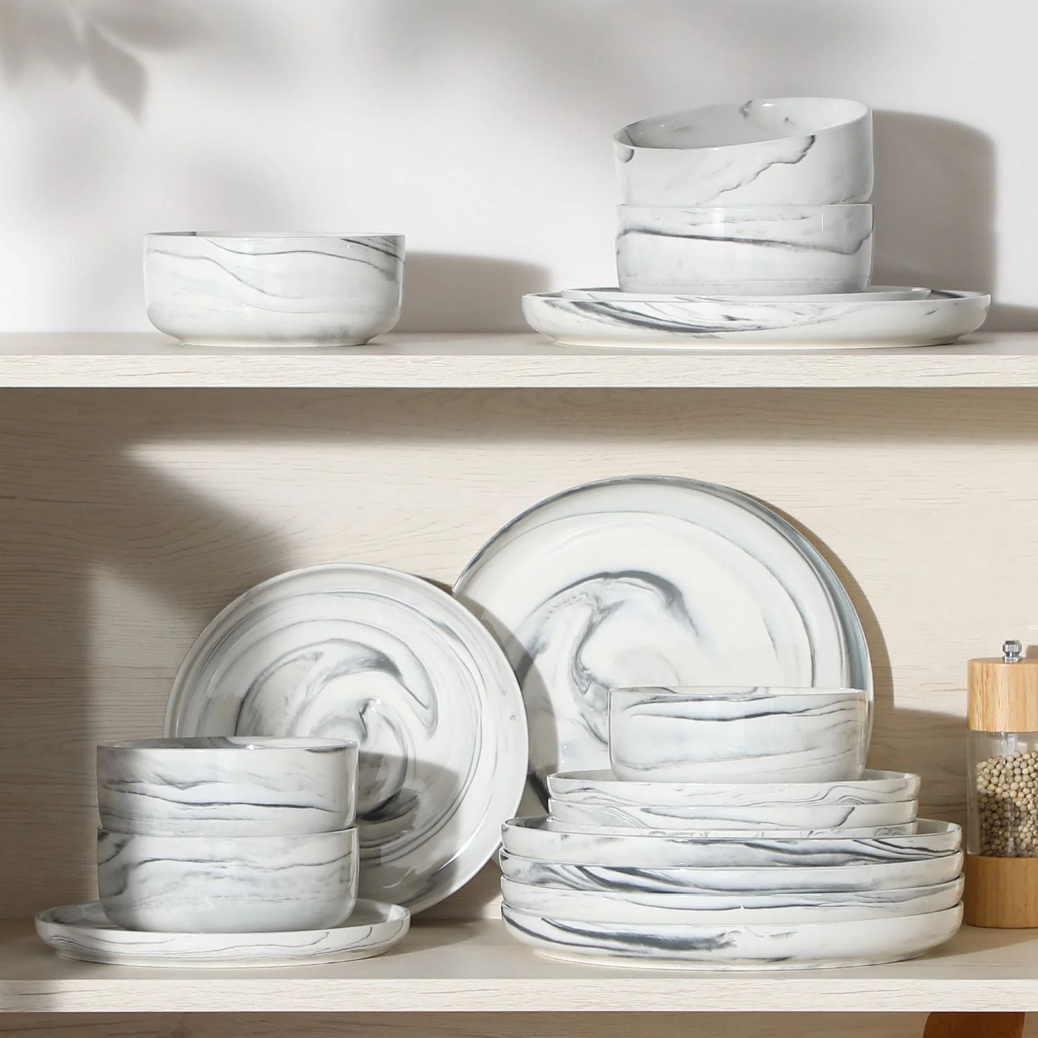 Luna 18 Piece Dinnerware Set for 6 - Image 29