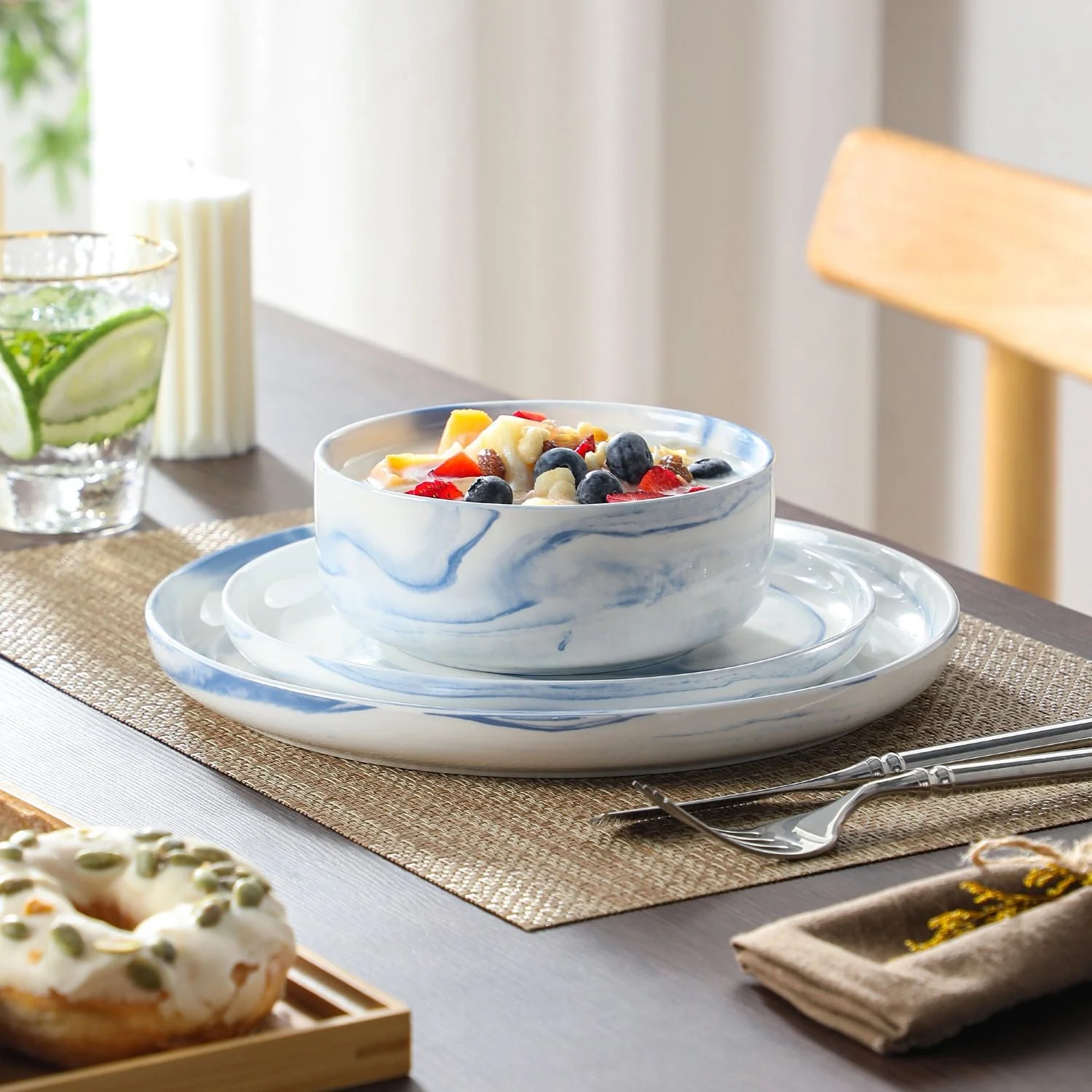 Luna 18 Piece Dinnerware Set for 6 - Image 35