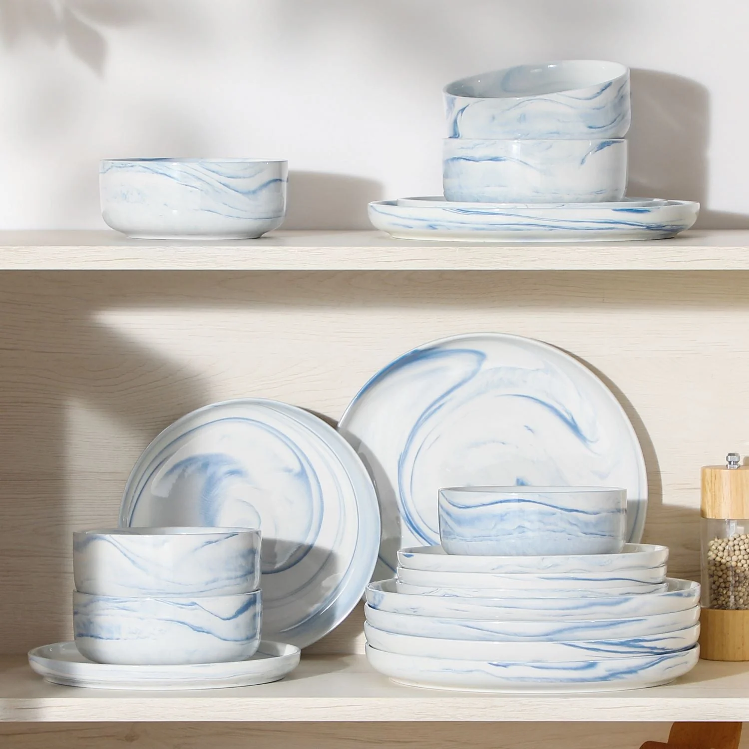 Luna 18 Piece Dinnerware Set for 6 - Image 39