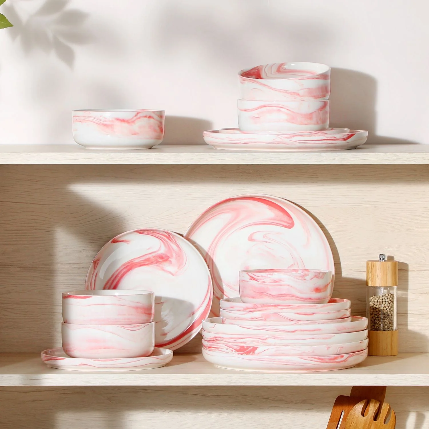 Luna 18 Piece Dinnerware Set for 6 - Image 48
