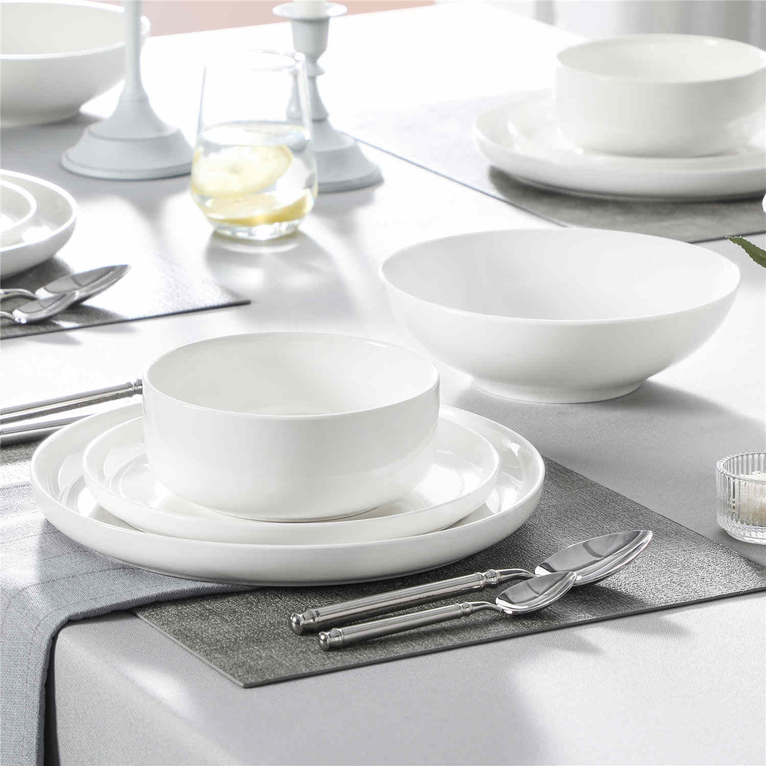 Luna 24 Piece Dinnerware Set - Image 10