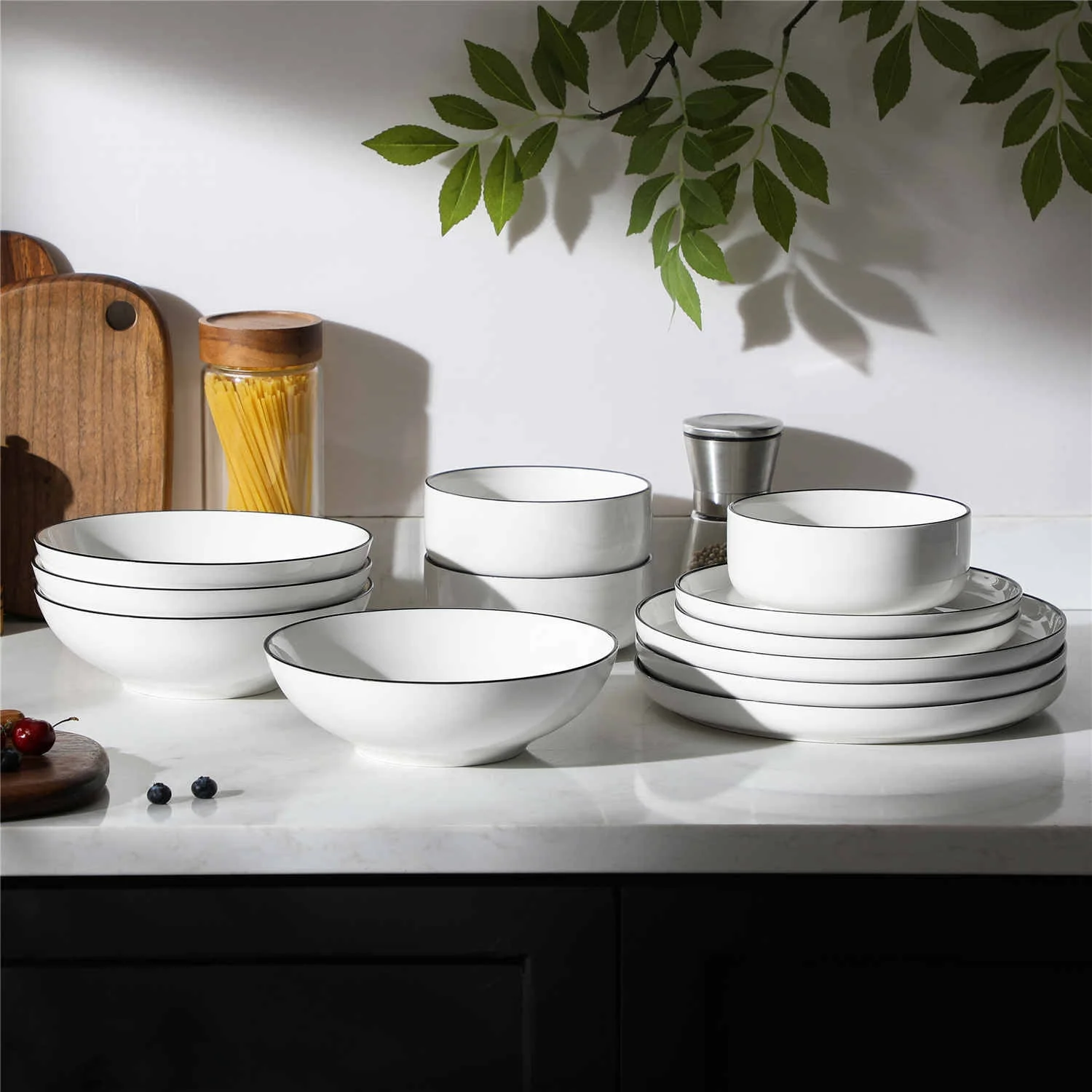 Luna 24 Piece Dinnerware Set - Image 15