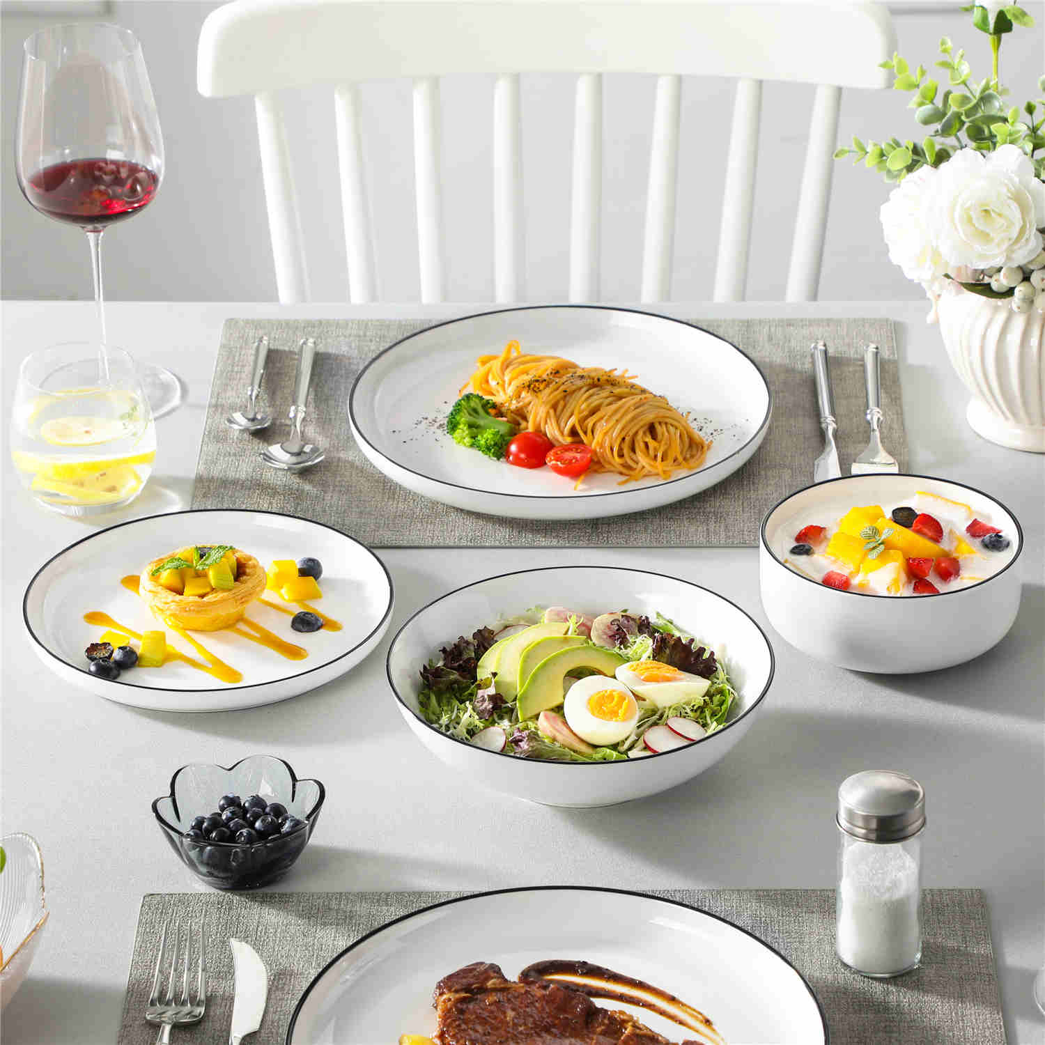 Luna 24 Piece Dinnerware Set - Image 20