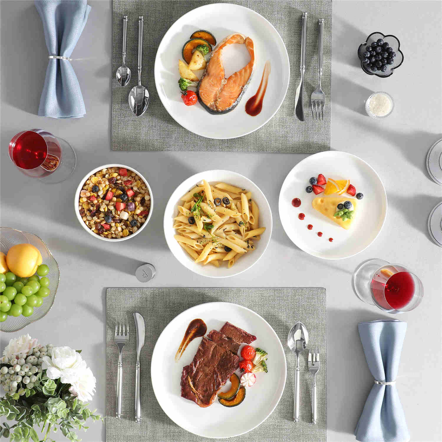 Luna 24 Piece Dinnerware Set - Image 8
