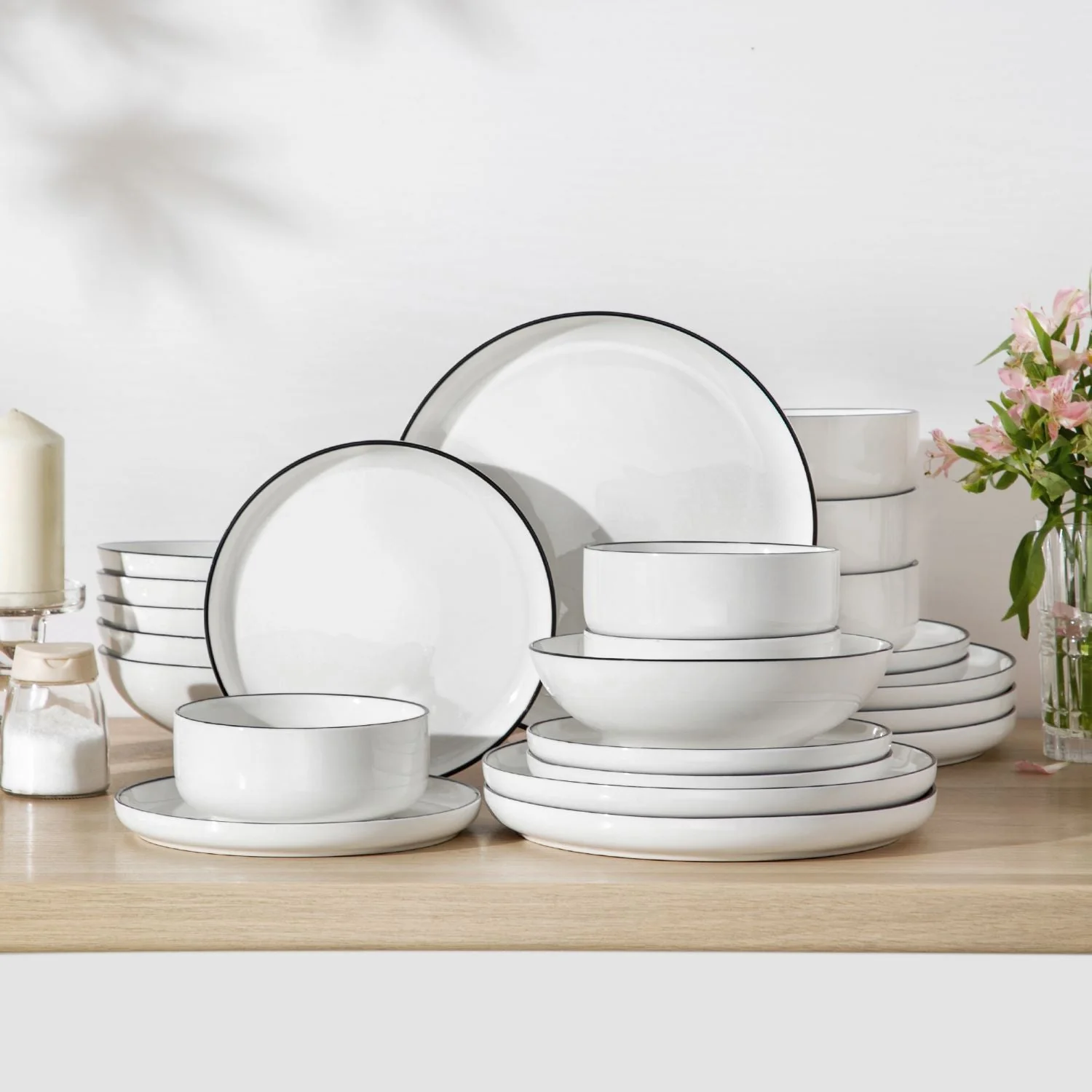 Luna 24 Piece Dinnerware Set for 6 - Image 10