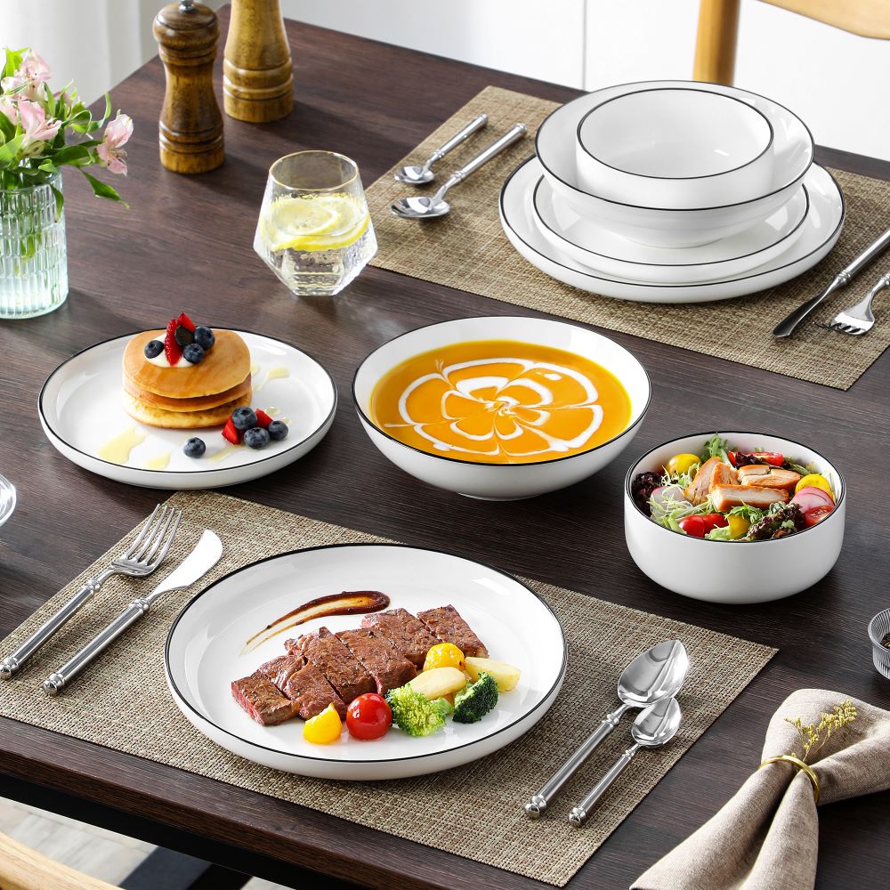 Luna 24 Piece Dinnerware Set for 6 - Image 13