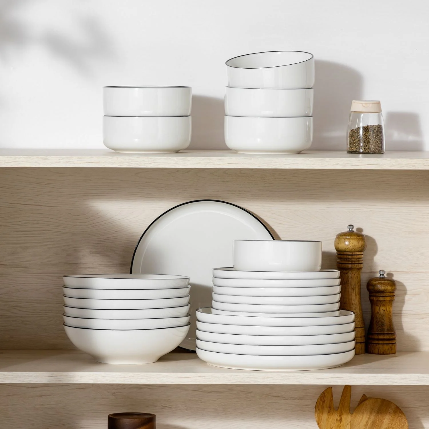 Luna 24 Piece Dinnerware Set for 6 - Image 17