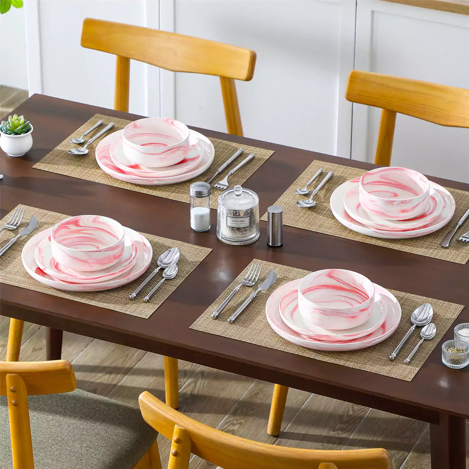 Luna 24 Piece Dinnerware Set for 8 - Image 26